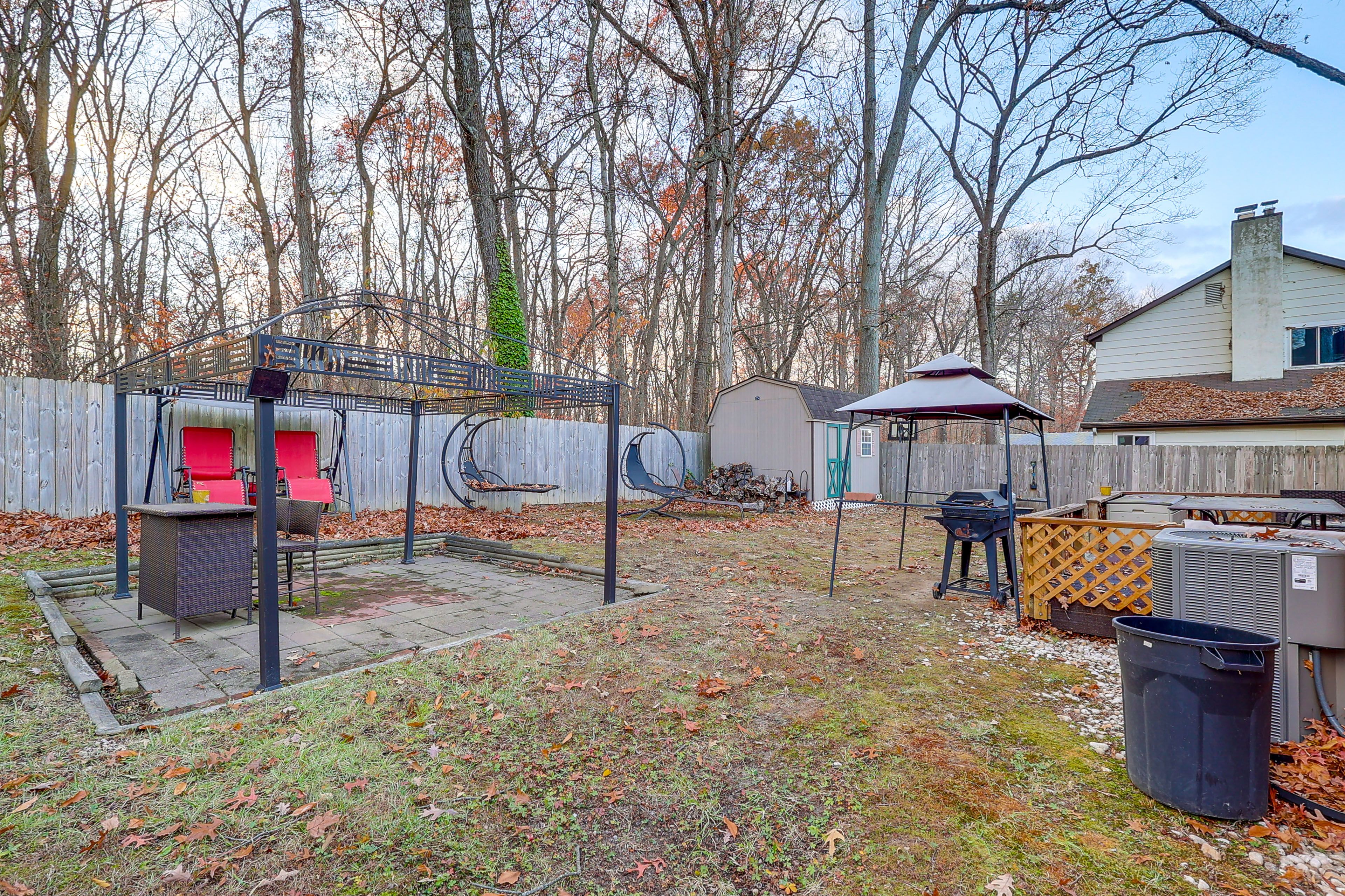Fenced-In Yard | Patio | Charcoal Grill | Outdoor Seating