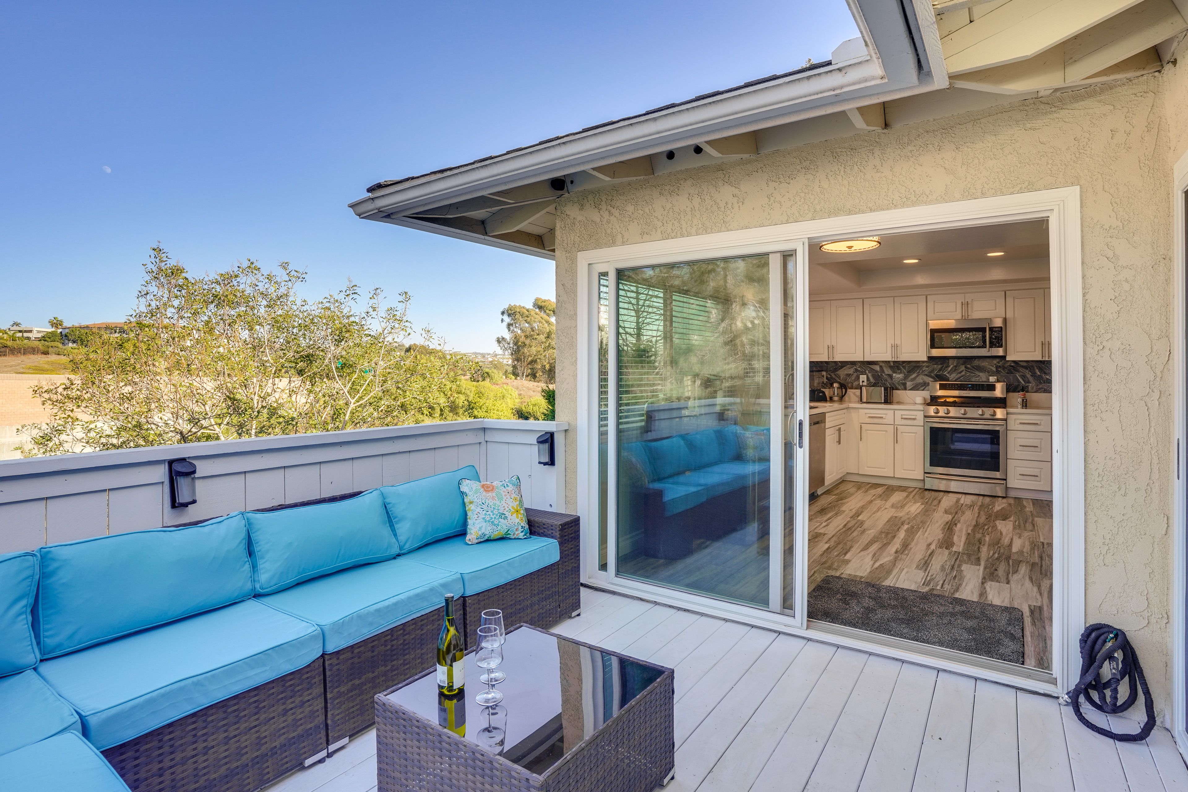 House Exterior | Furnished Balcony | Gas Grill