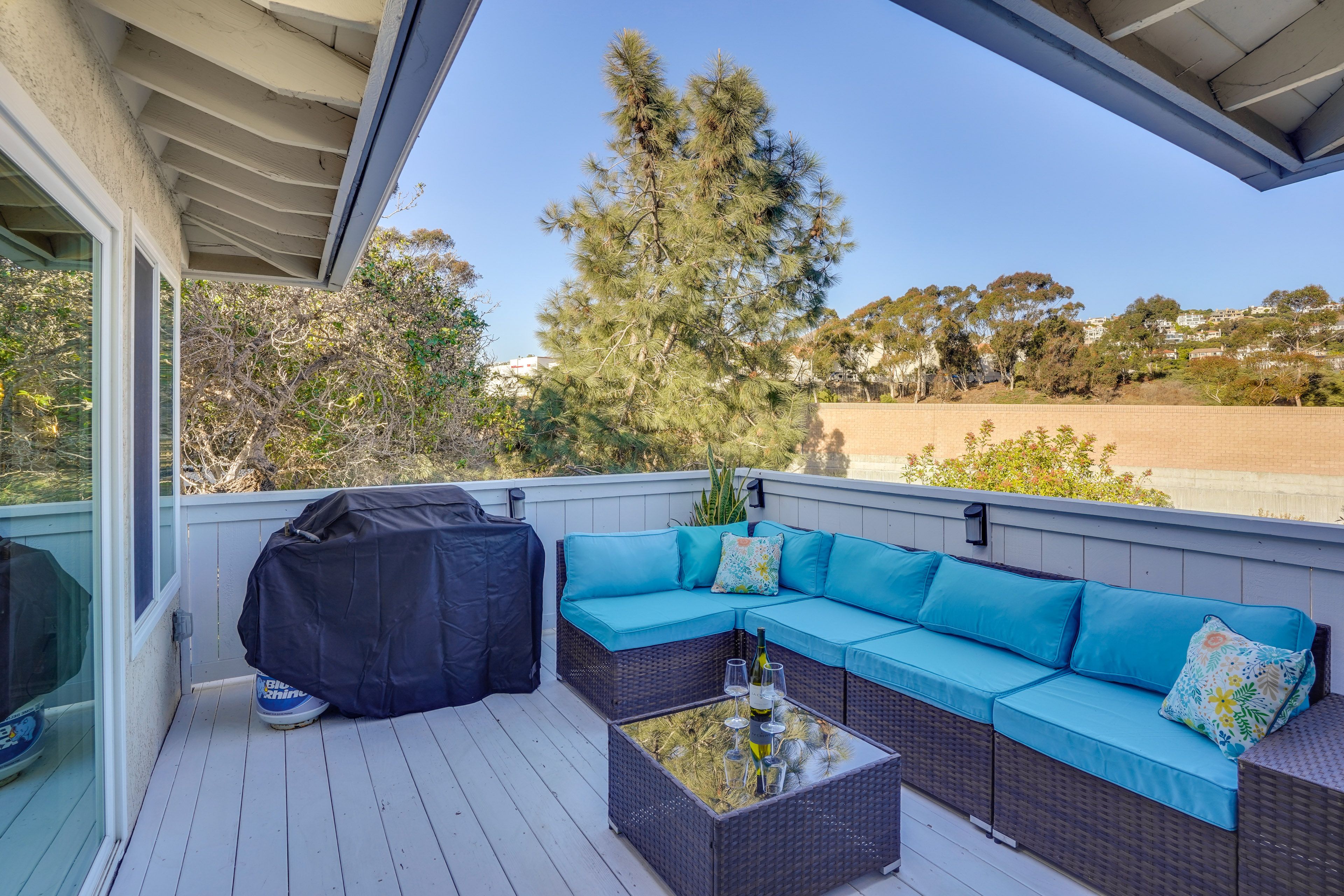 House Exterior | Furnished Balcony | Gas Grill