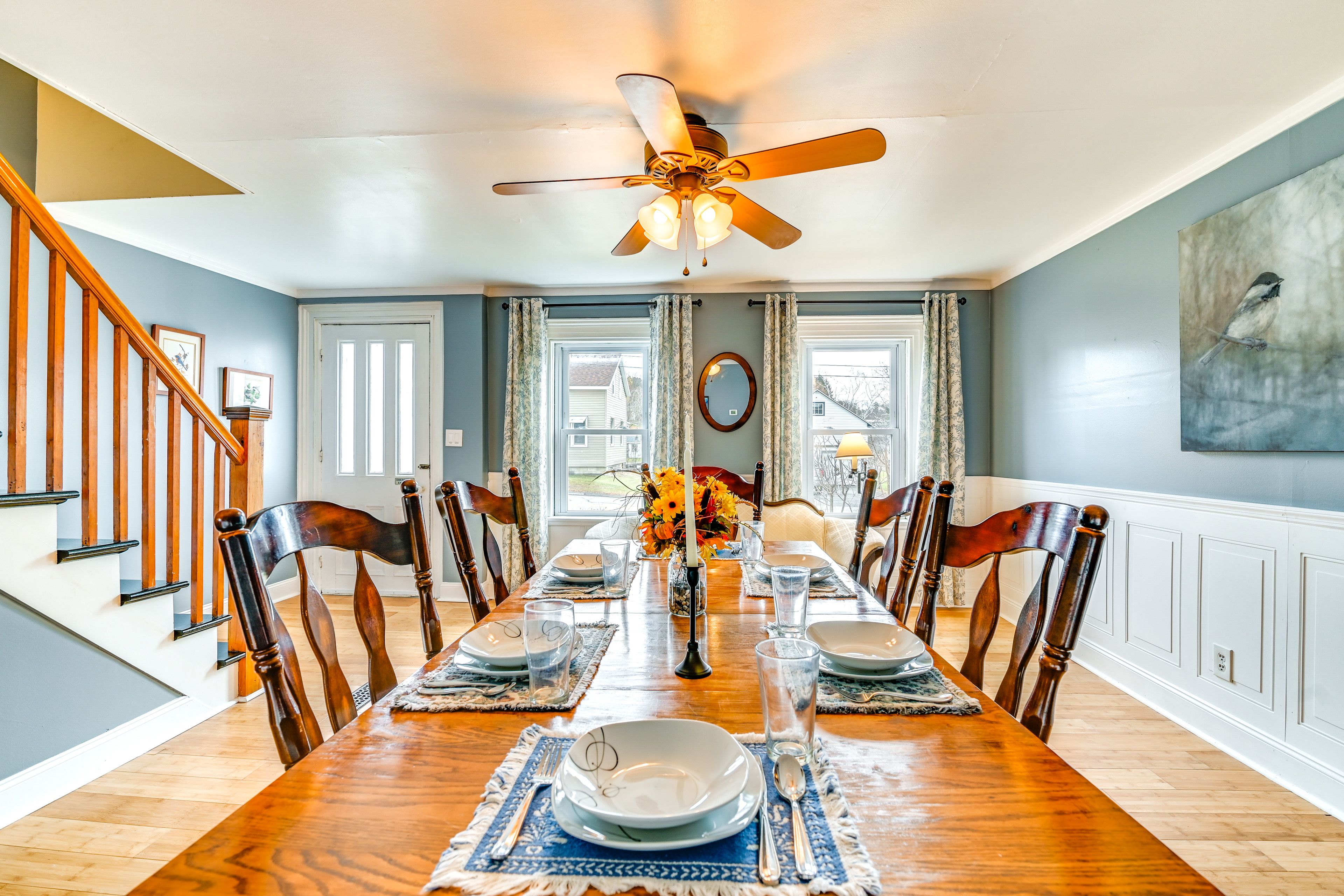 Dining Room | Dishware/Flatware Provided | 1st Floor