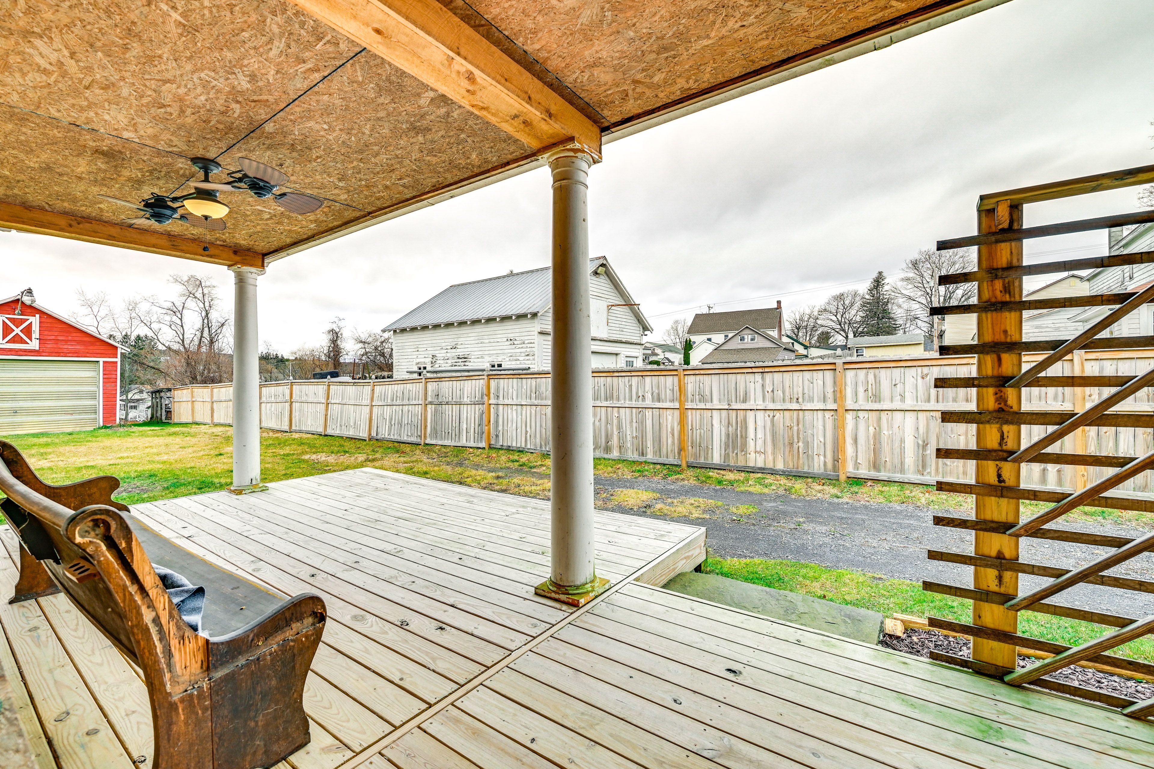 Porch | Ceiling Fans | Bench