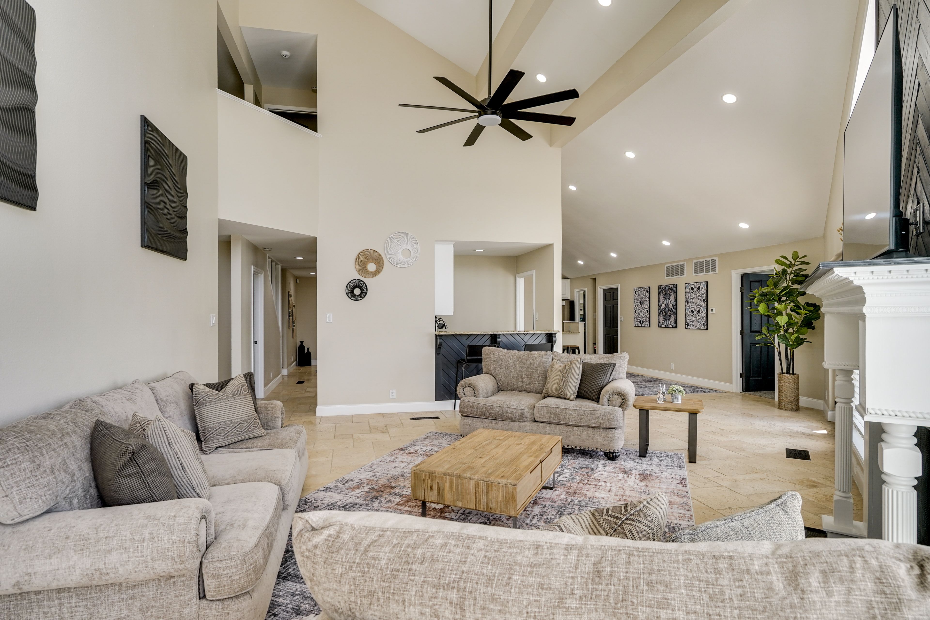 Living Room | Smart TV | Pool Views | 1st Floor