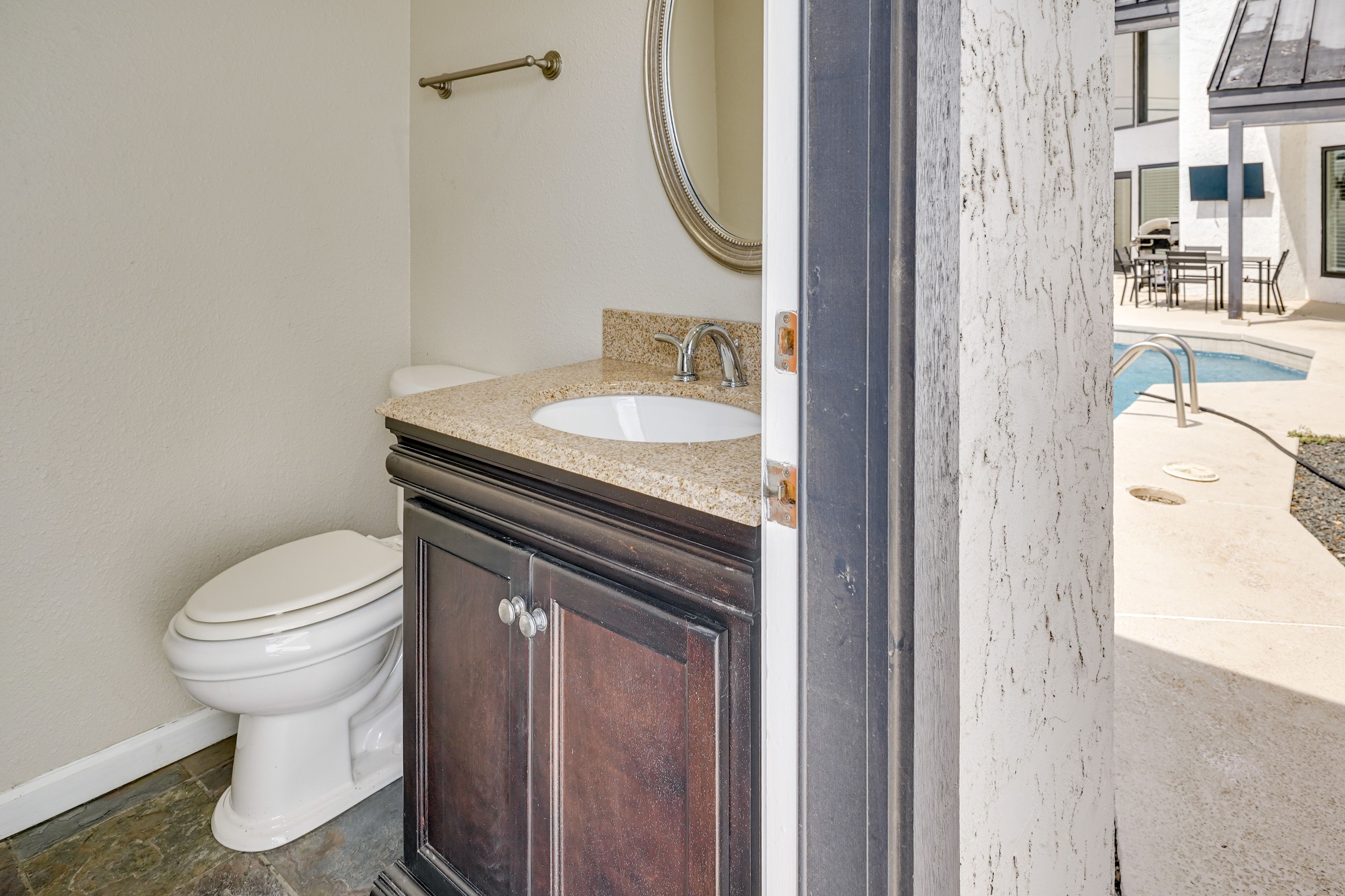Half Bathroom | Outdoor Entrance | 1st Floor