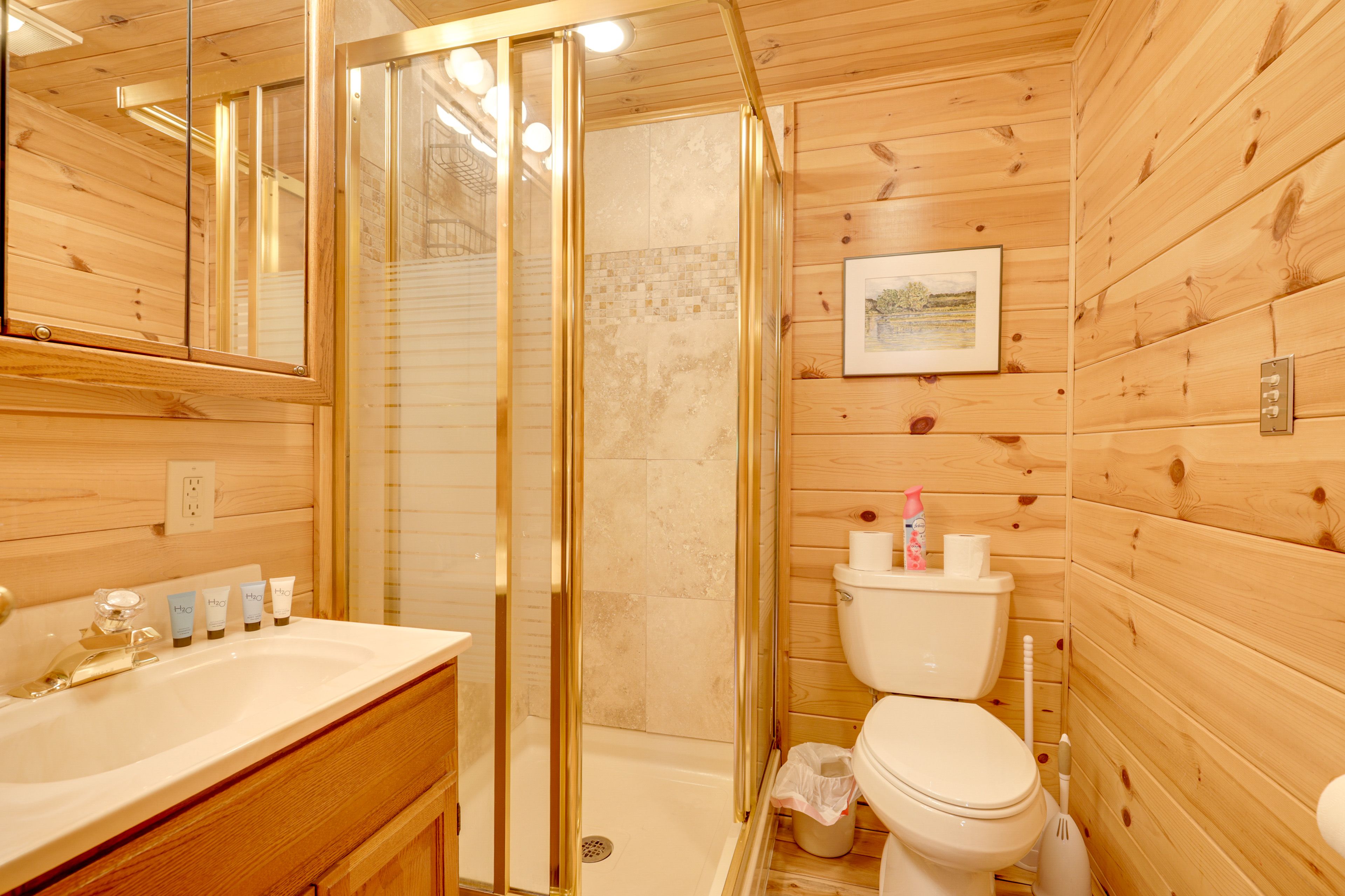 Full Bathroom | Main Level | Towels & Complimentary Toiletries Provided