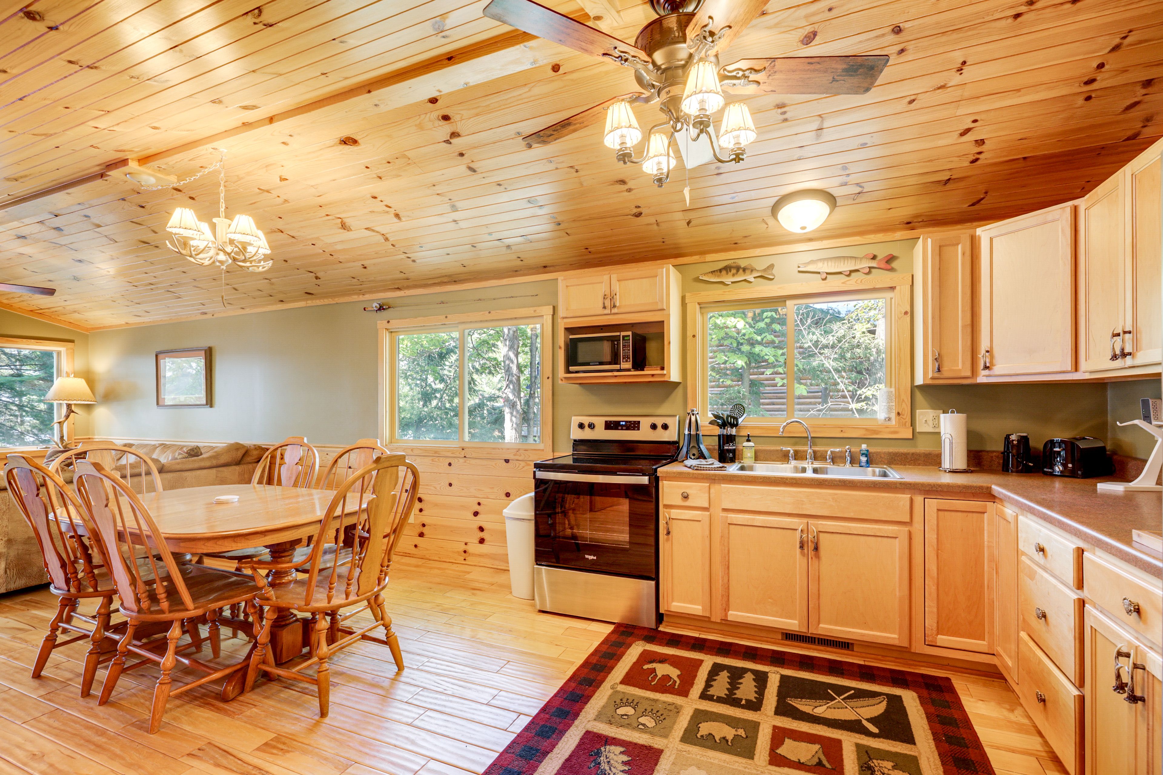 Dining Area | Main Level | In-Unit Laundry | Central Heating & A/C