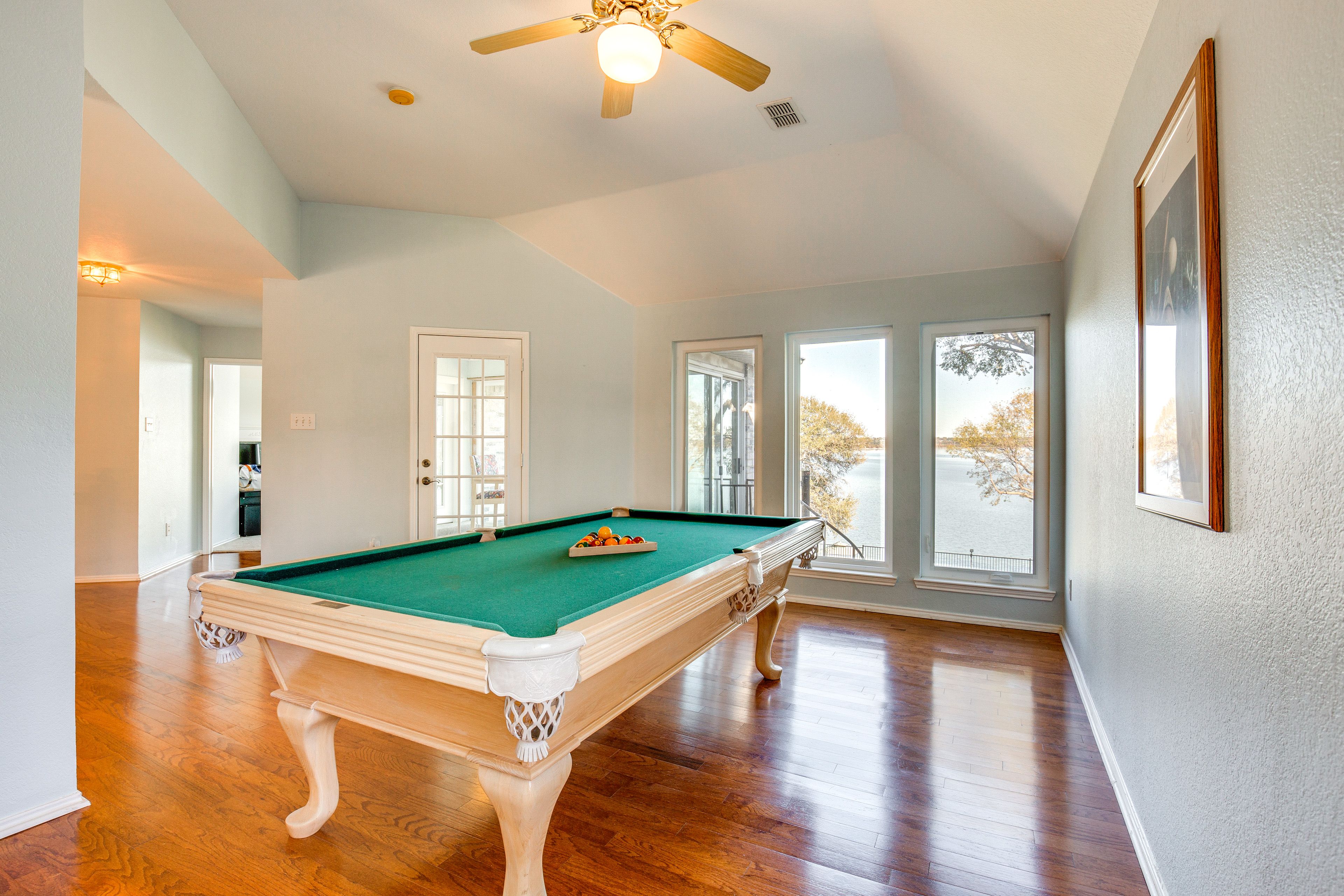 Game Area | 2nd Floor | Pool Table | Central Heating & A/C