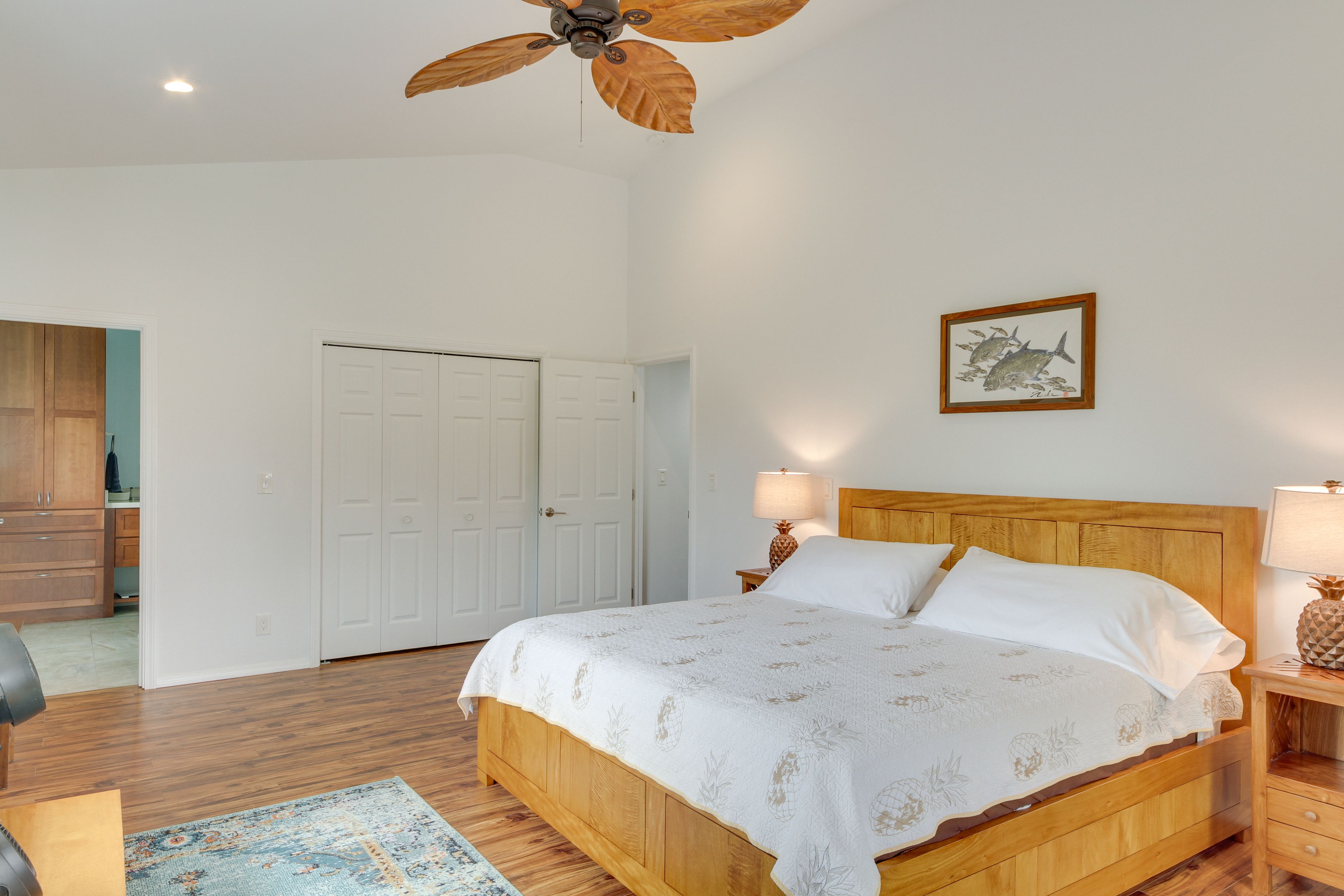 Bedroom 1 | King Bed | Smart TV | Linens Provided