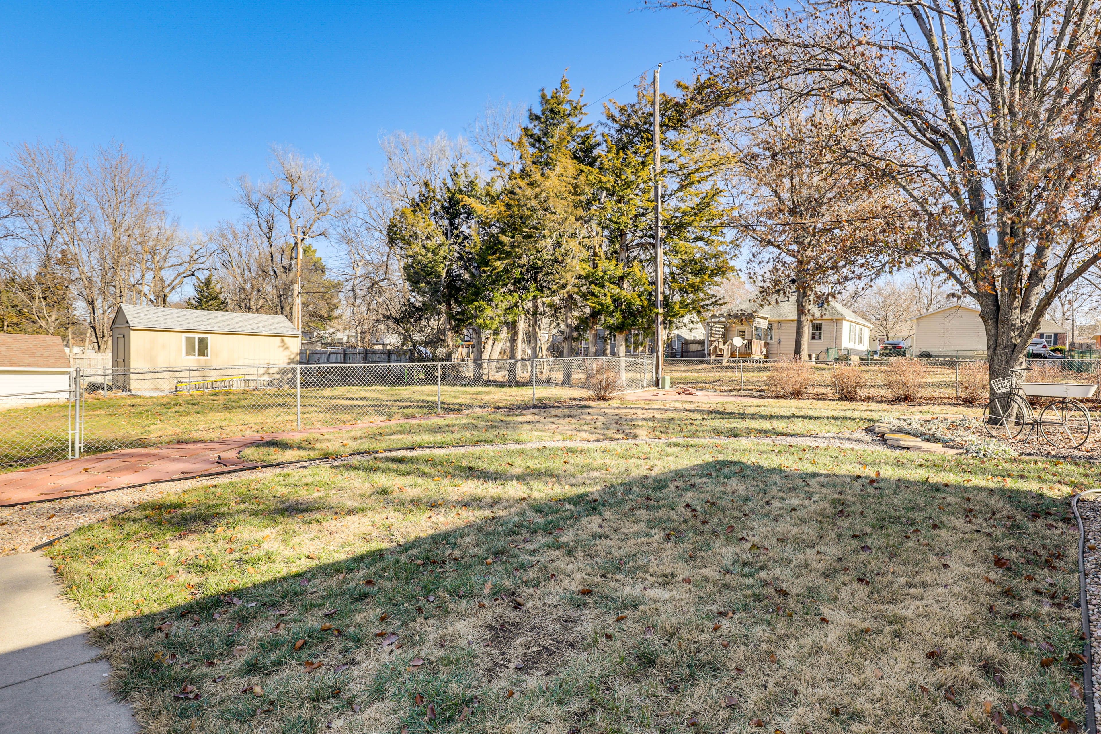 Partially Fenced Yard