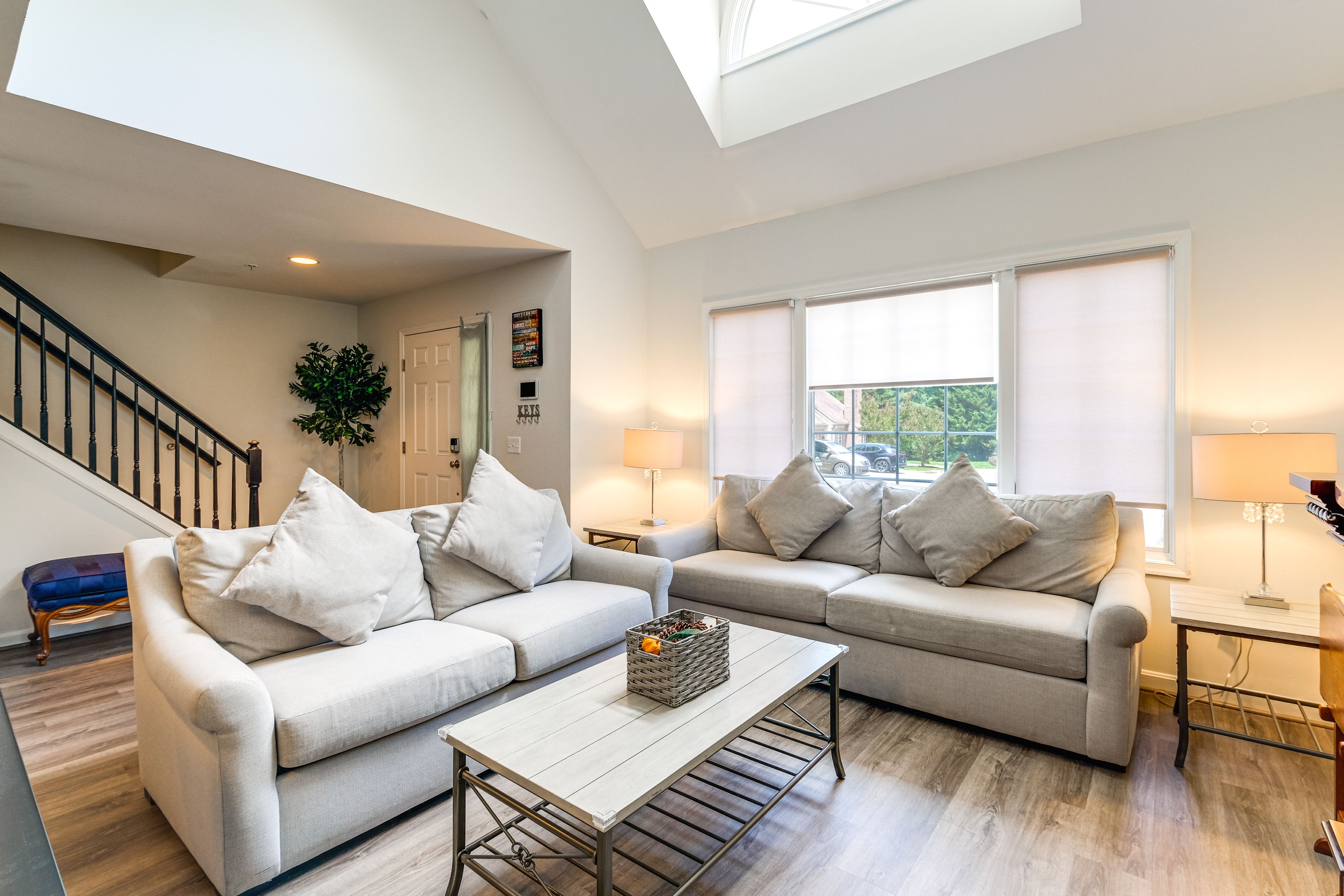 Living Room | Fireplace | Queen Sleeper Sofa | 1st Floor