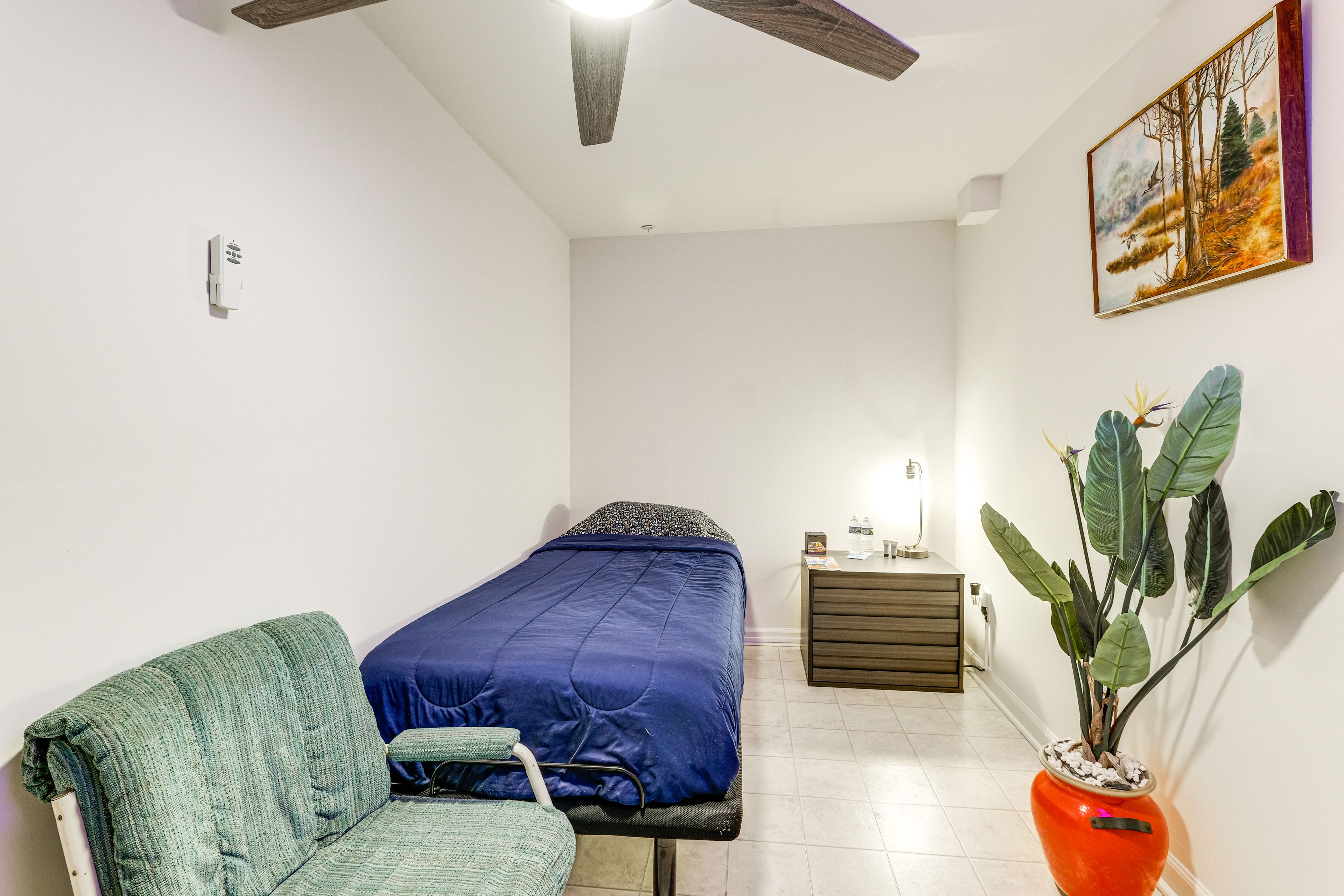 Bedroom 3 | Twin XL Bed | Basement Level