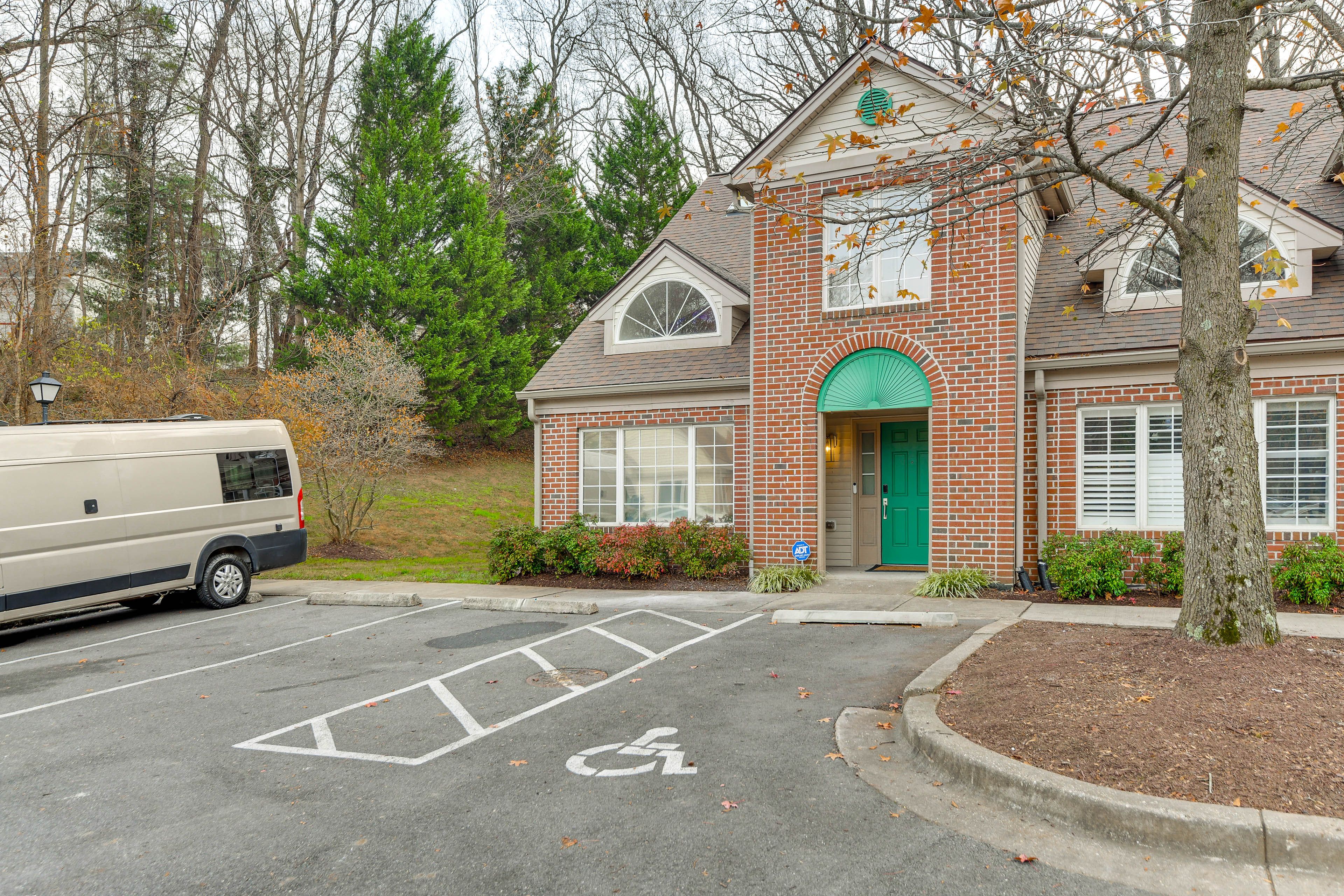 Condo Exterior | Parking | Community Lot (2 Vehicles)