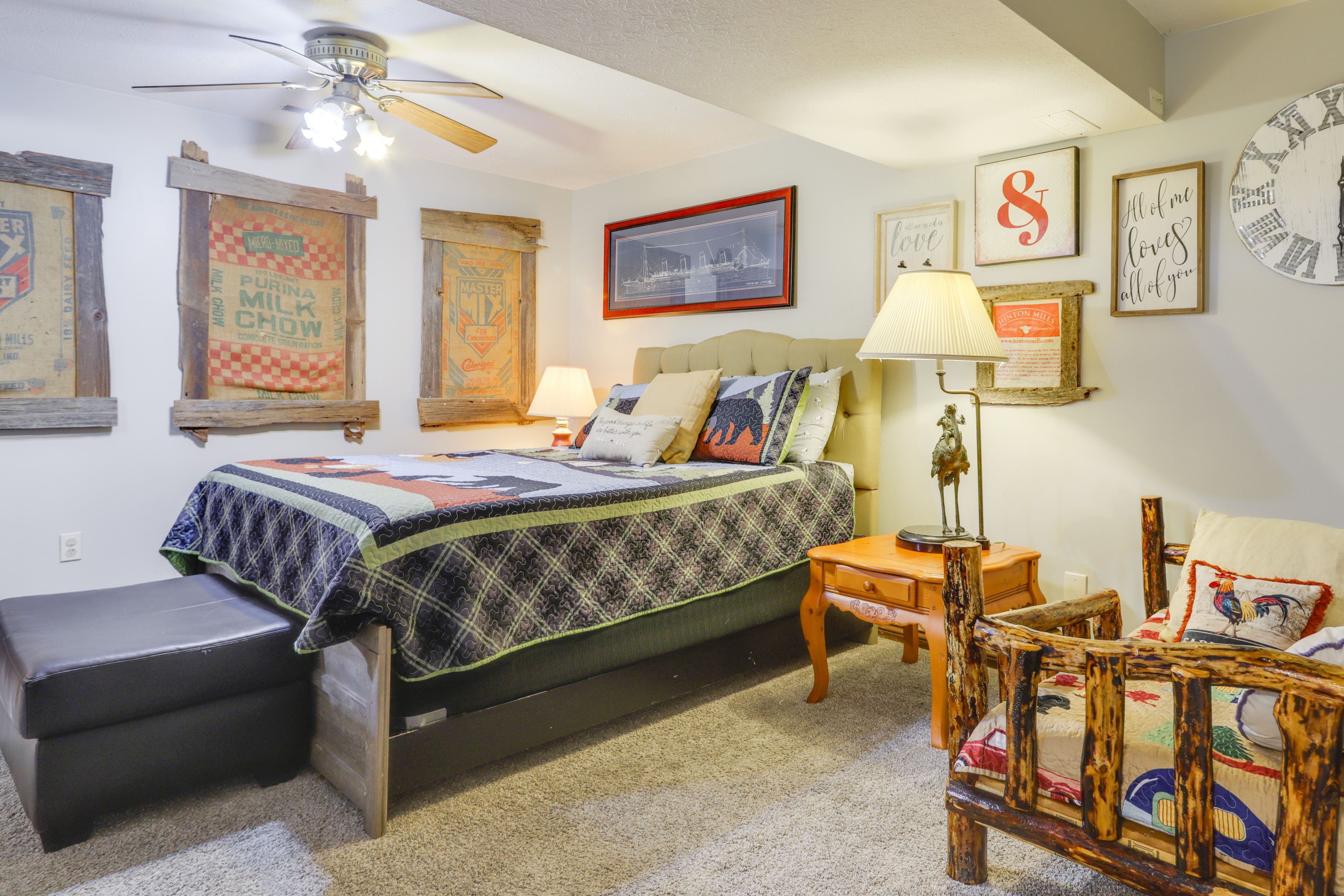 Bedroom 4 | Queen Bed | Basement Level