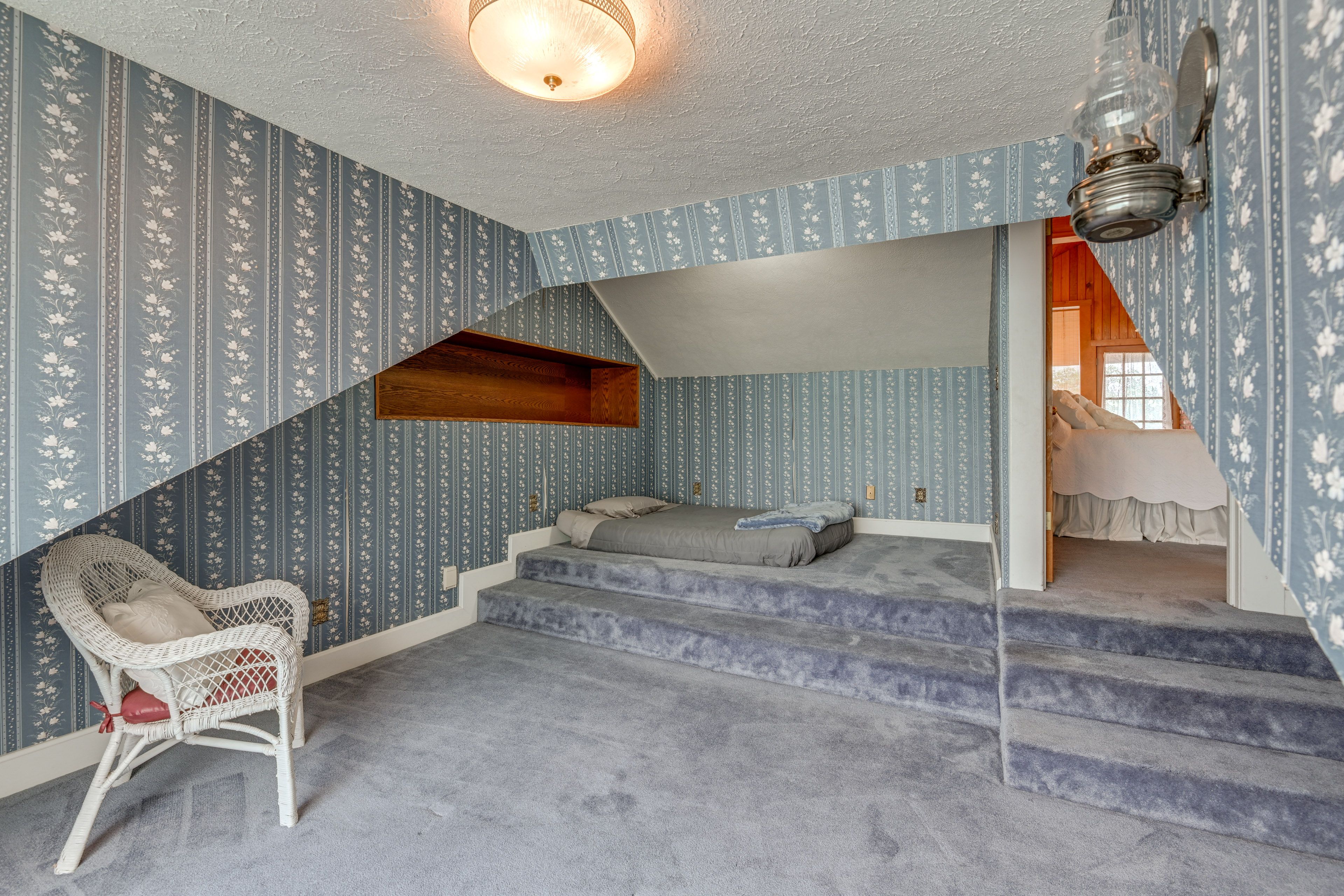 Sleeping Nook | 3rd Floor | Steps to Enter | Full Floor Mattress
