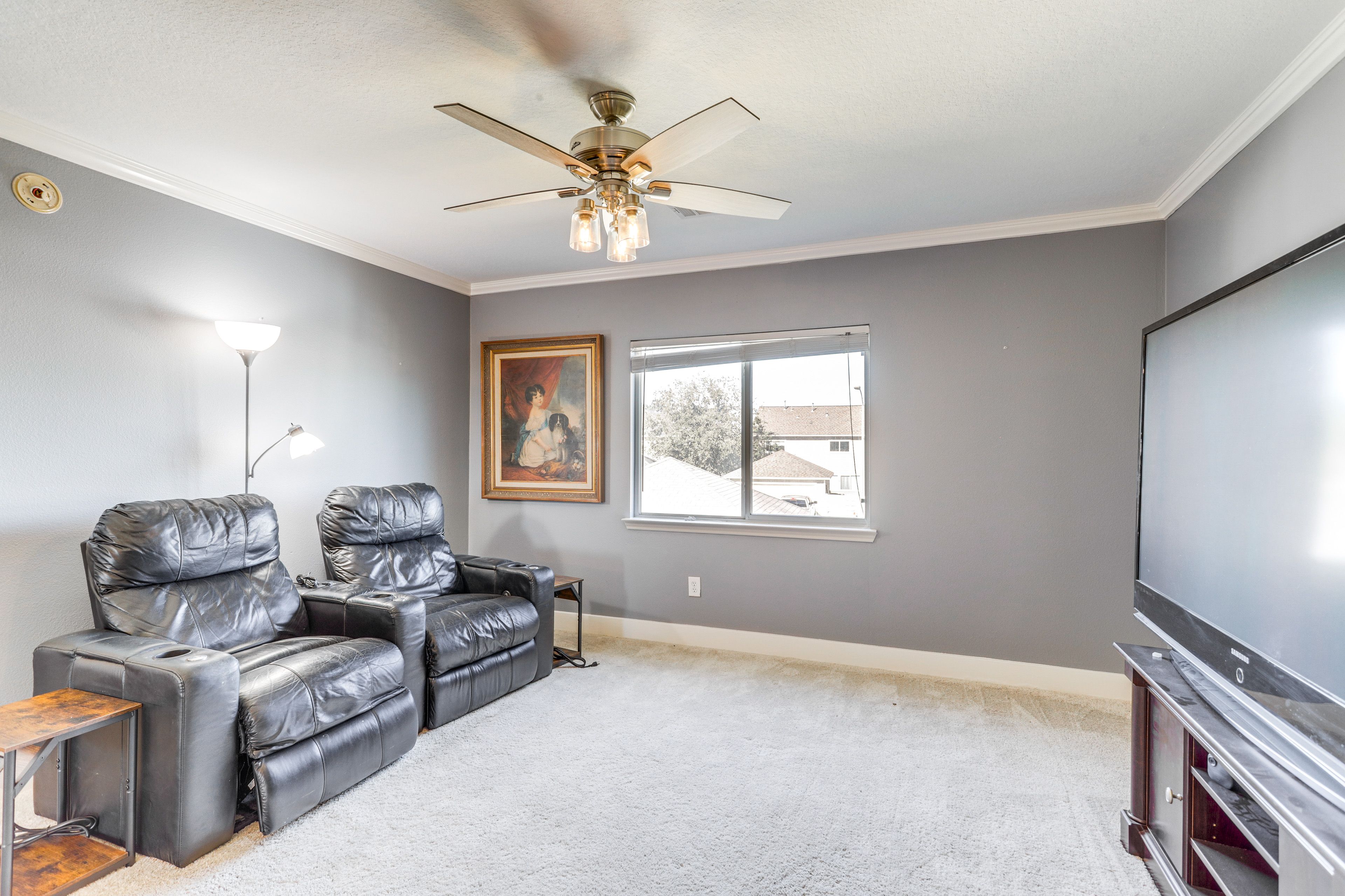 Media Room | 2nd Floor | Recliners | Smart TV