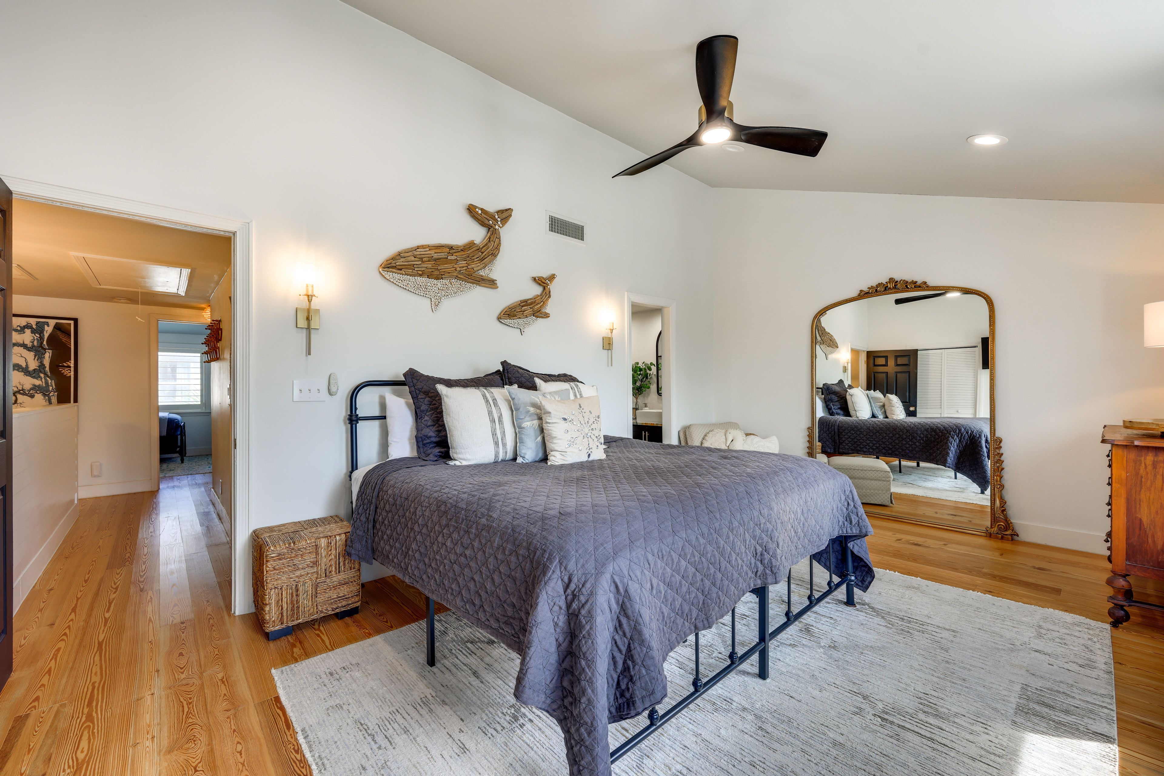 Bedroom 1 | 3rd Floor | King Bed | Smart TV | Linens Provided