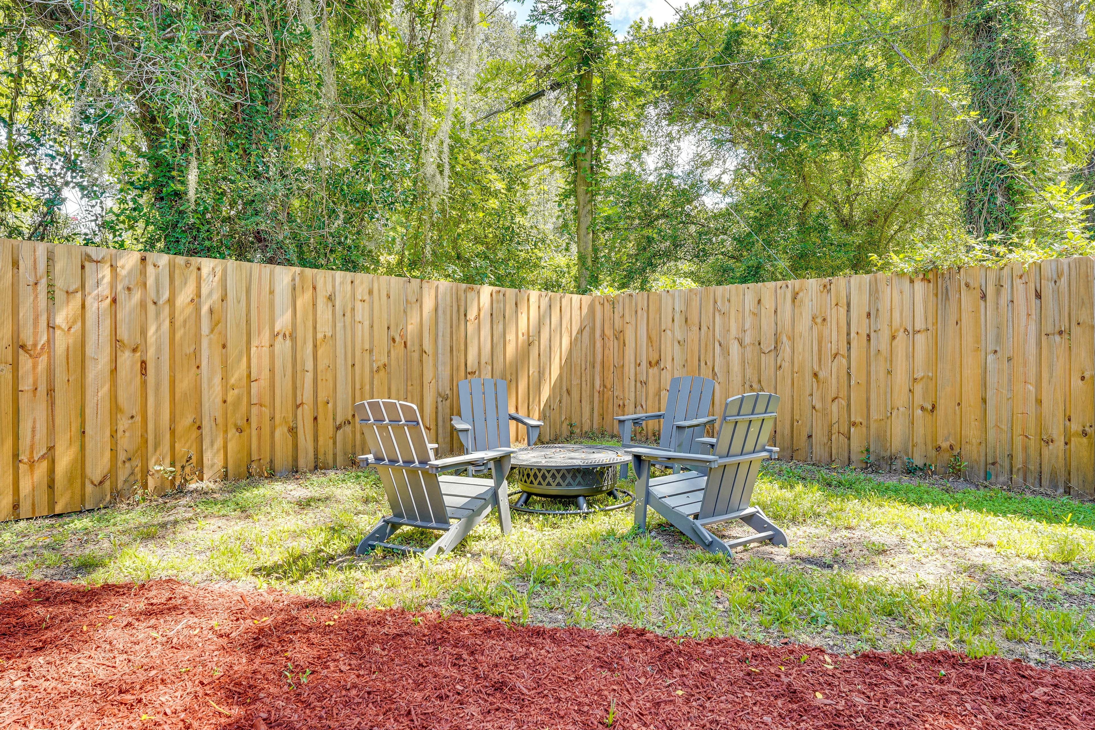 Private Backyard Area | Fire Pit
