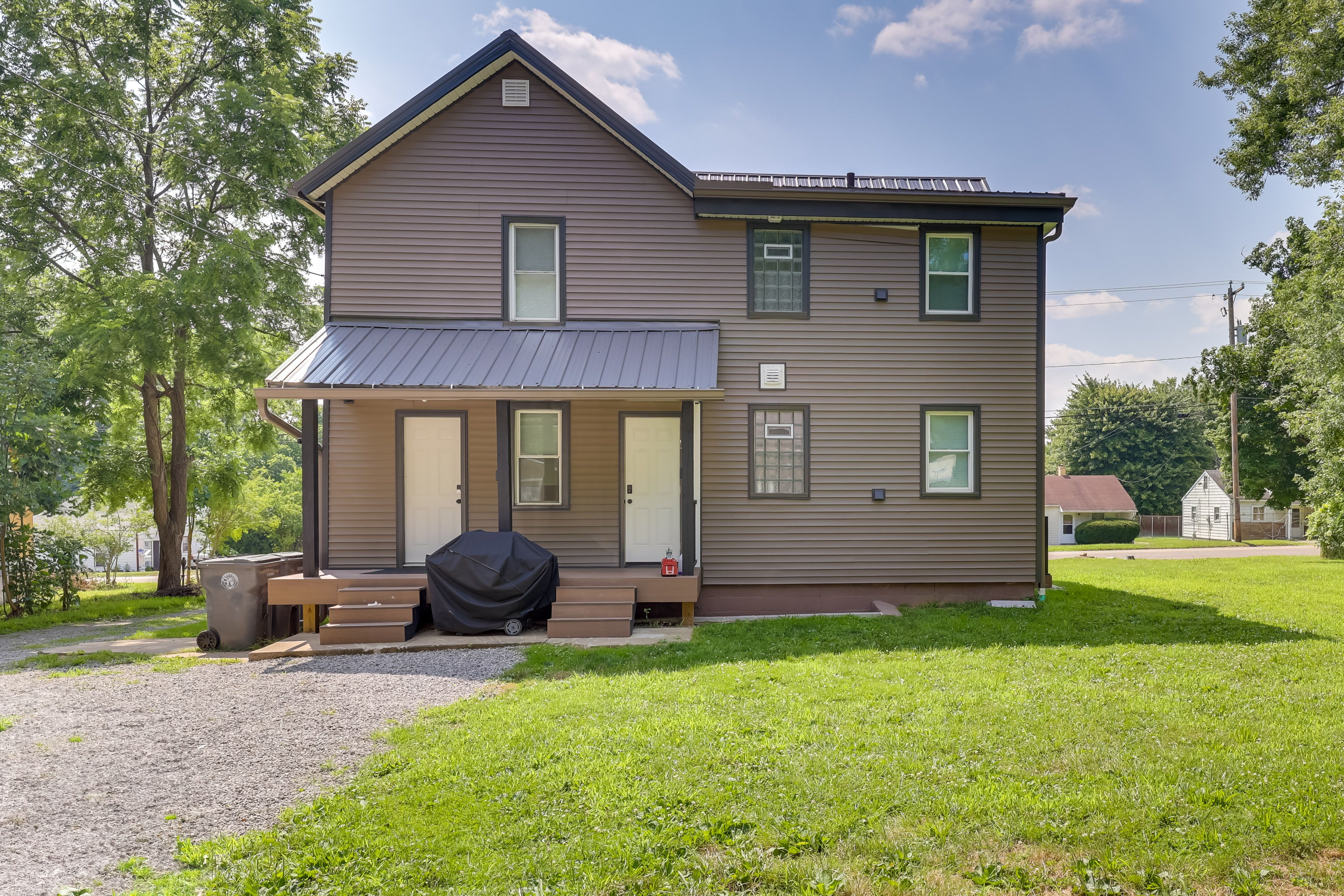 Unit Entrance | Shared Gas Grill