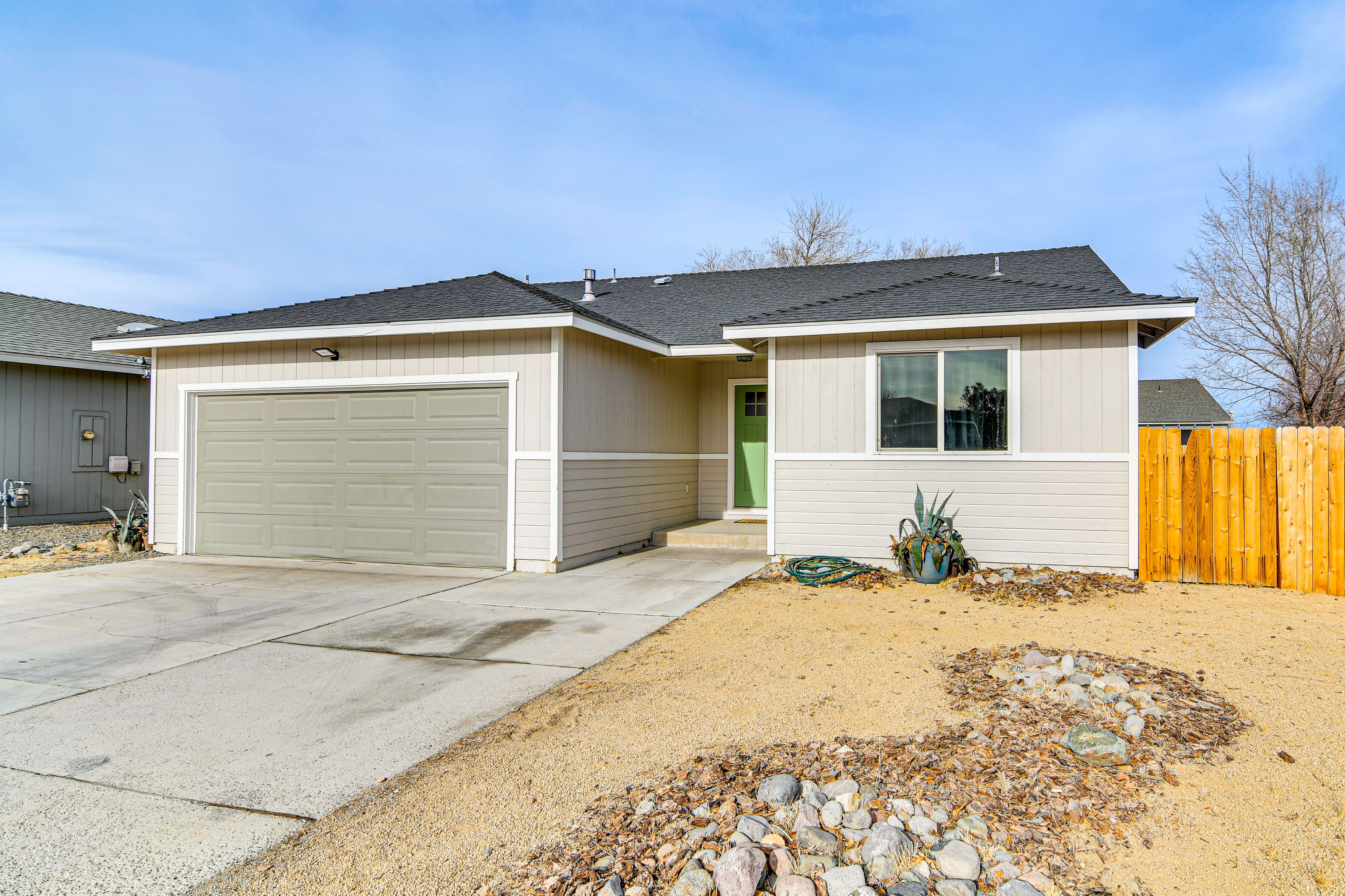 Property Exterior | Single-Story Home | Keyless Entry