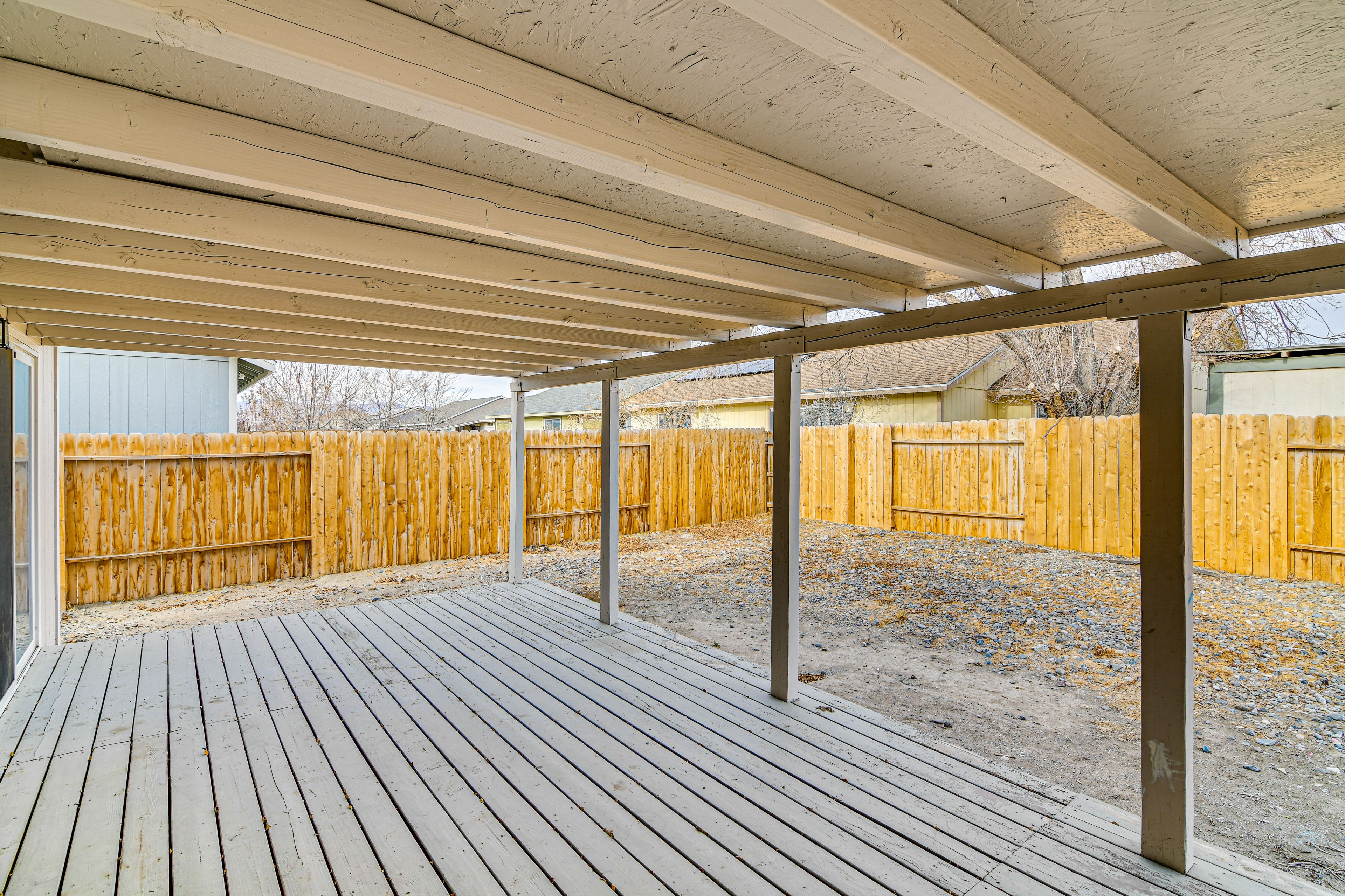 Private Backyard Area