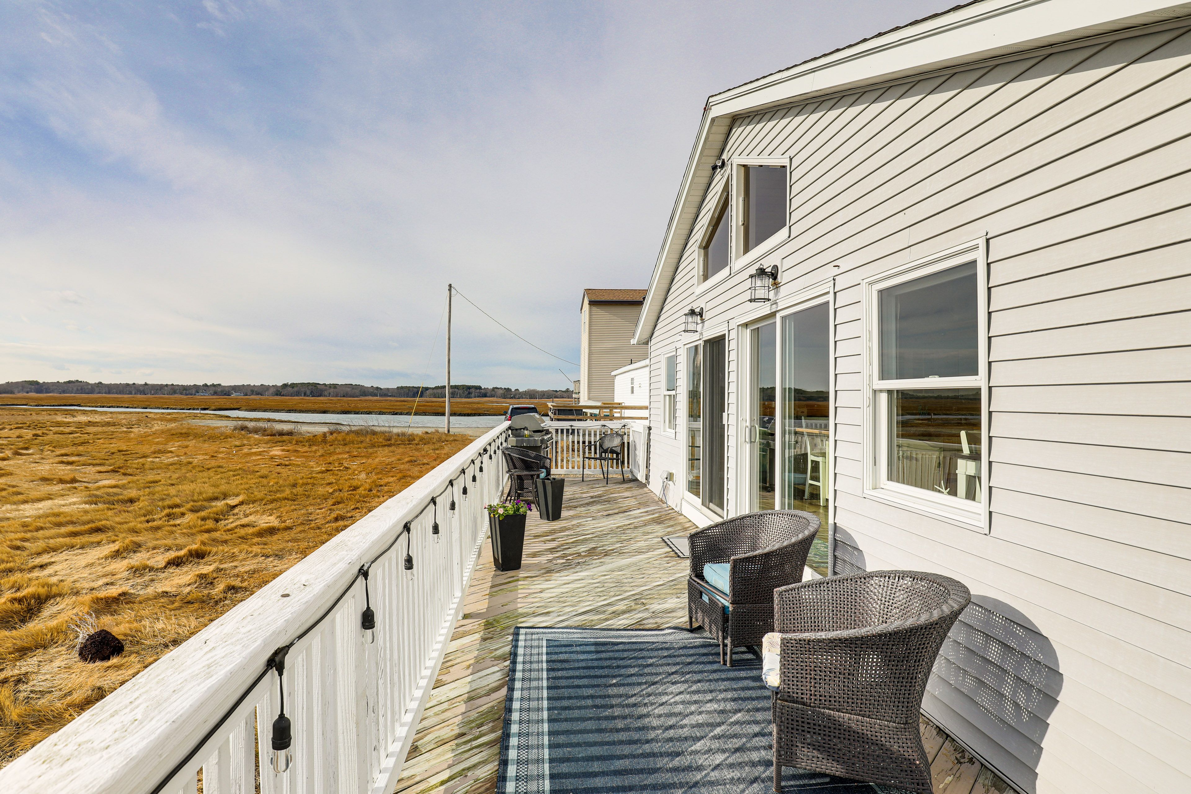 Wraparound Deck | Marsh & Water Views