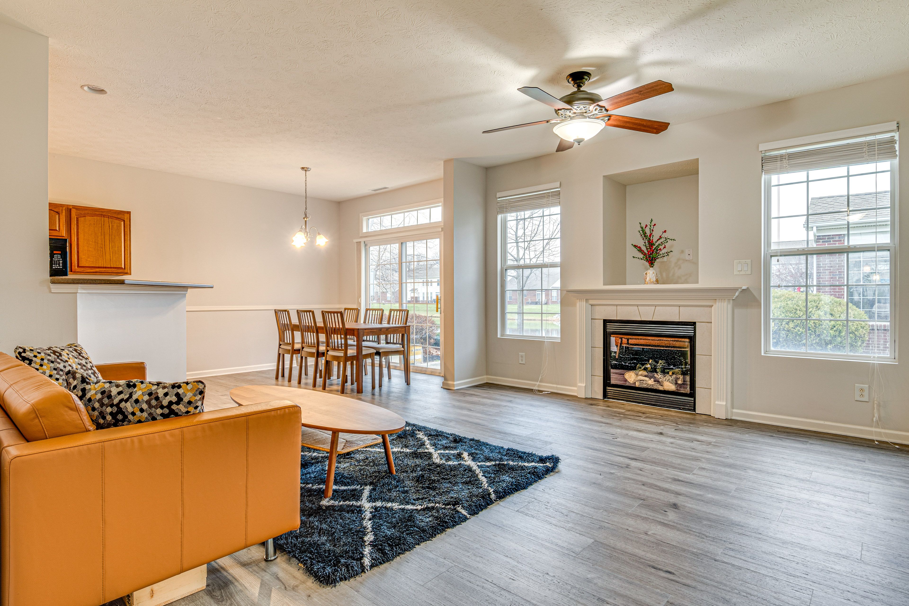 Zionsville Vacation Rental | 2BR | 2.5BA | 1,684 Sq Ft | Stairs Required