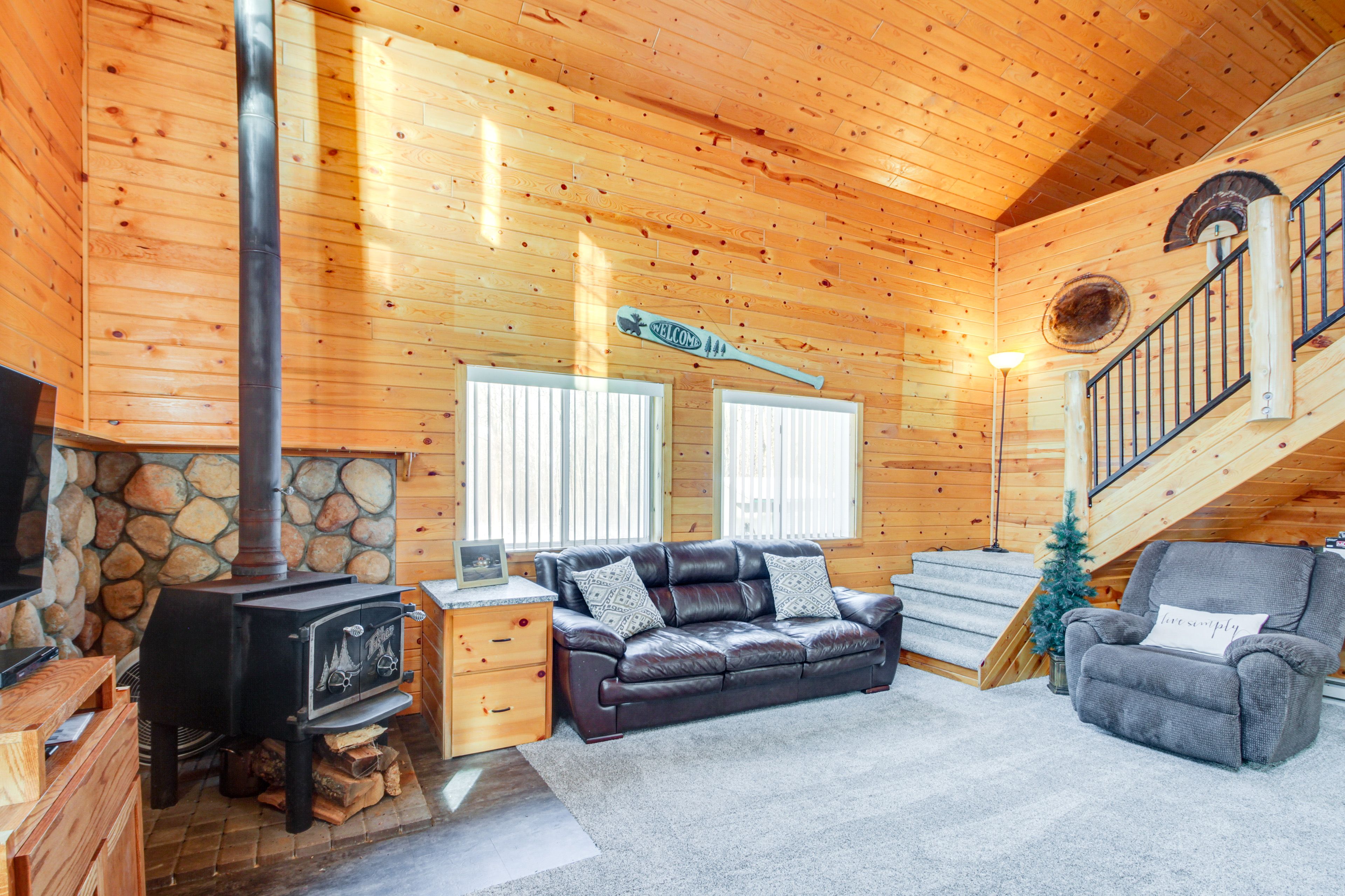 Living Room | 1st Floor | Wood-Burning Stove | Electric Heating