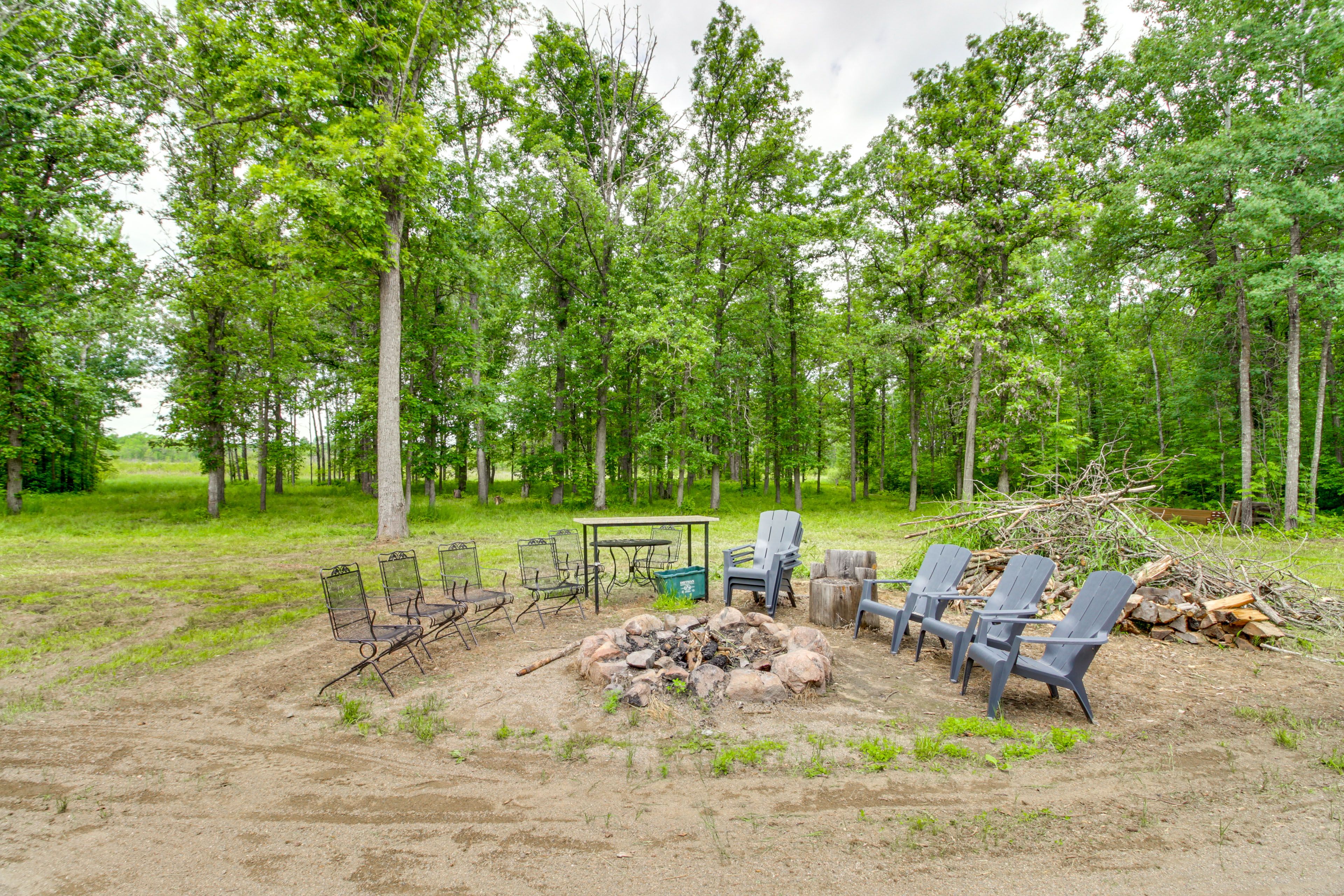 Wood-Burning Fire Pit