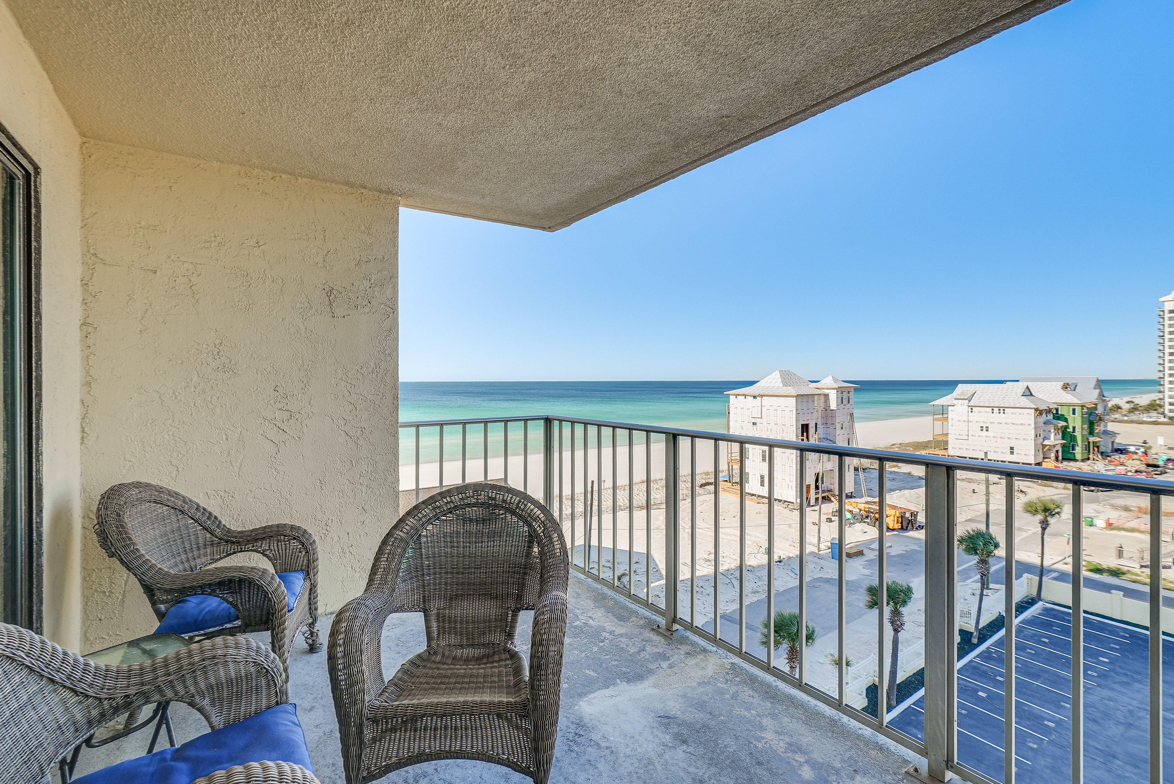 Furnished Balcony | Oceanfront Views