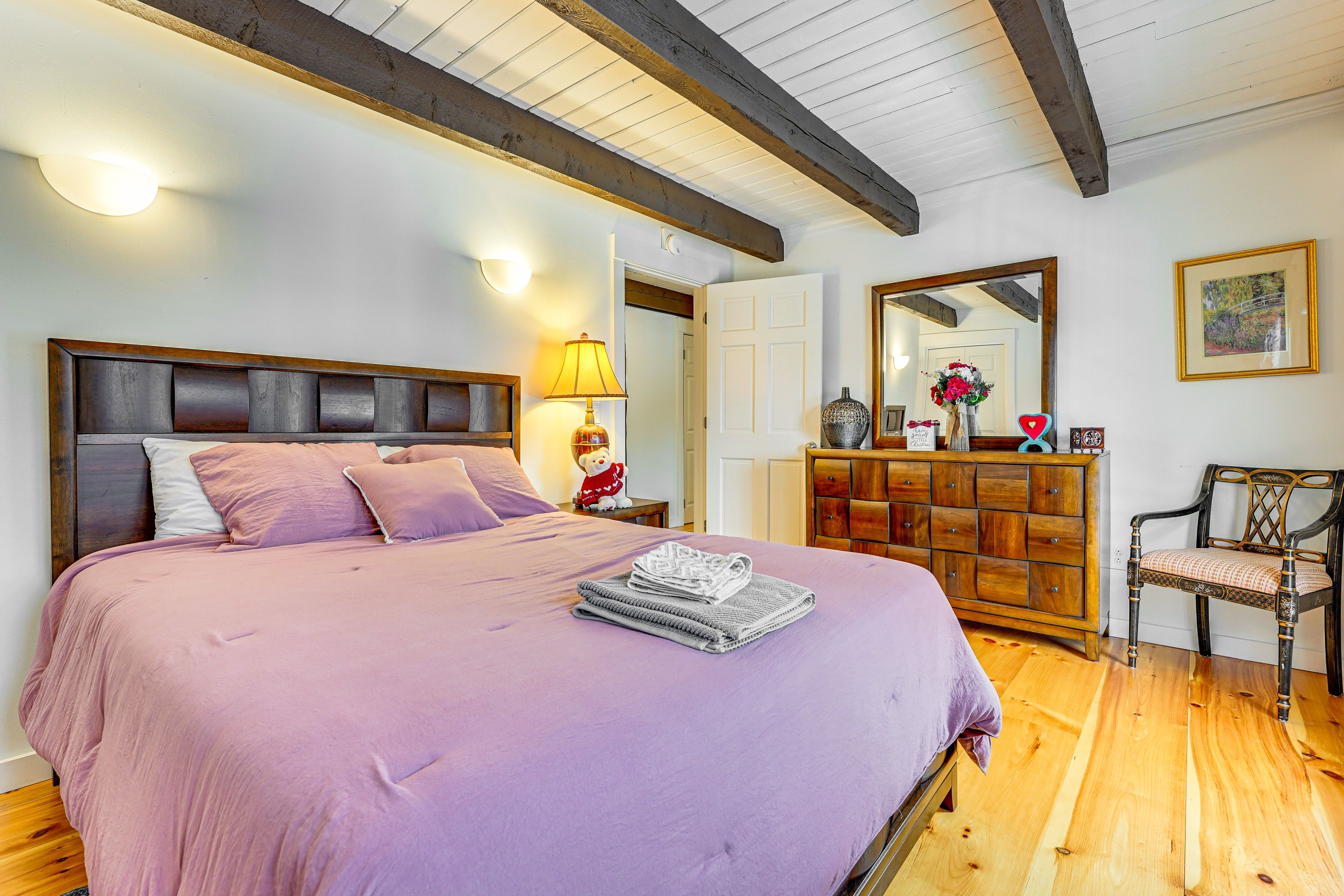 Bedroom 2 | Queen Bed | Deck Access | 1st Floor