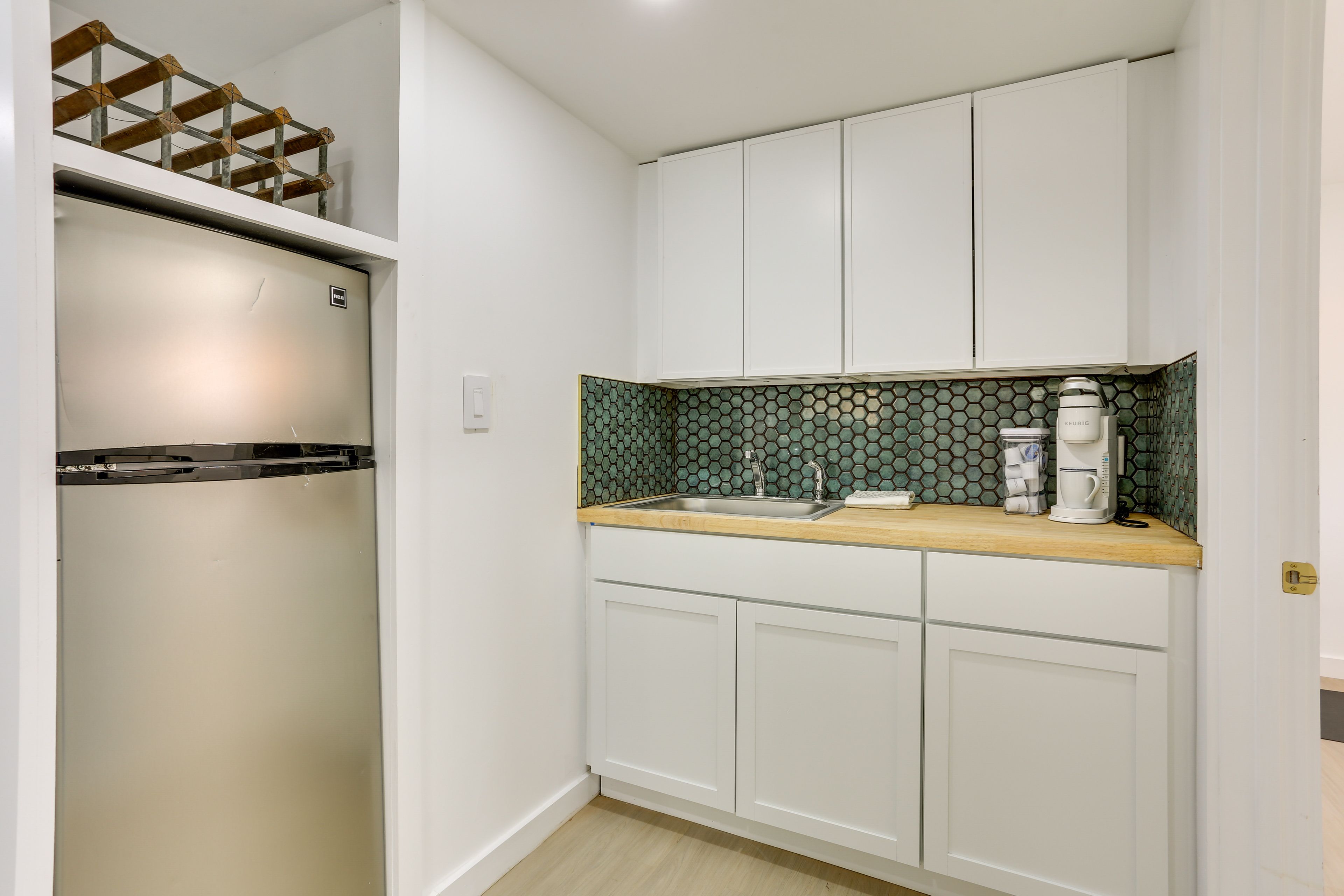 Wet Bar | Basement | Pod Coffee Maker | Refrigerator