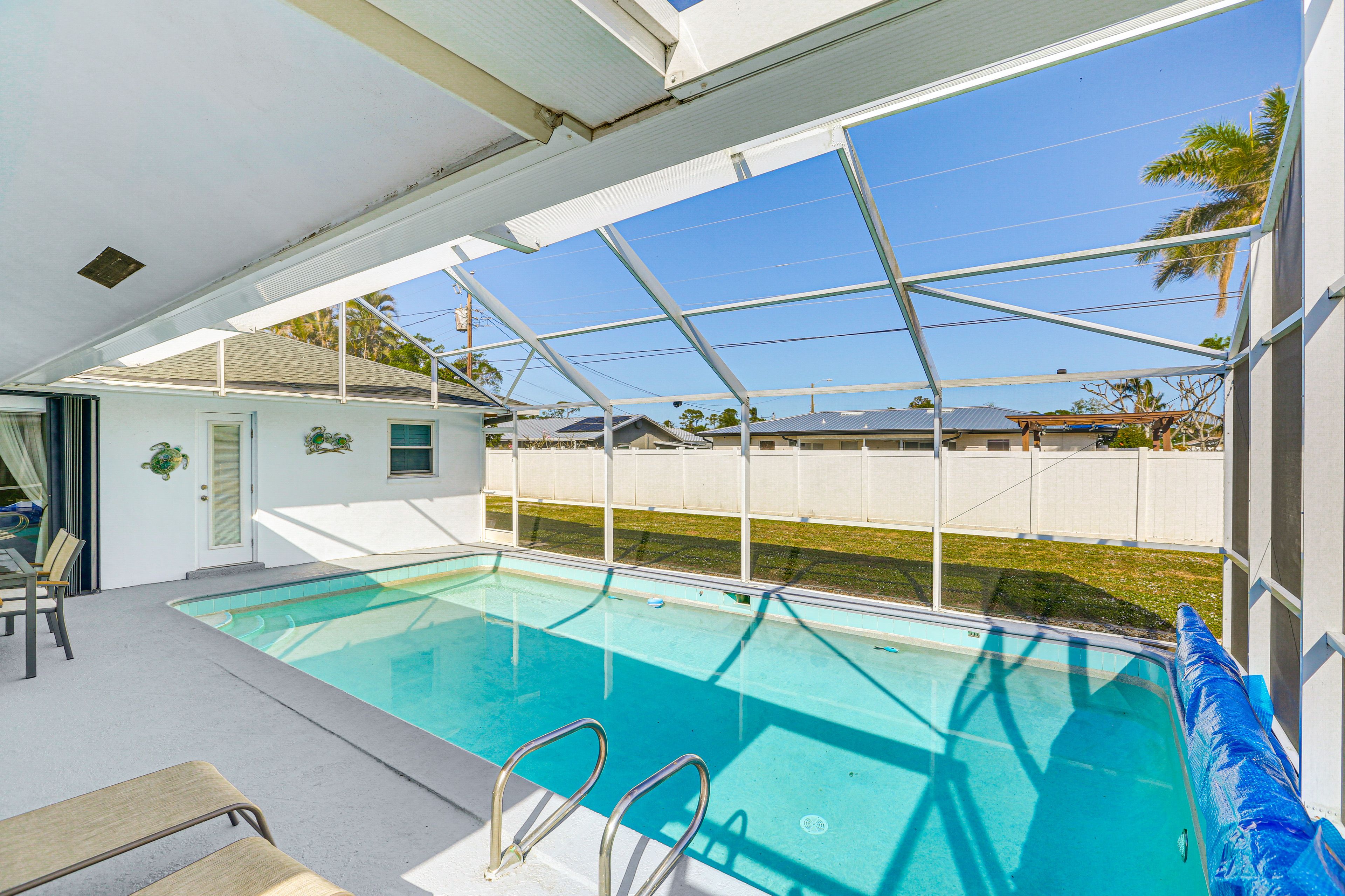 Screened-In Lanai | Private Pool | Dining Area | Lounge Chairs