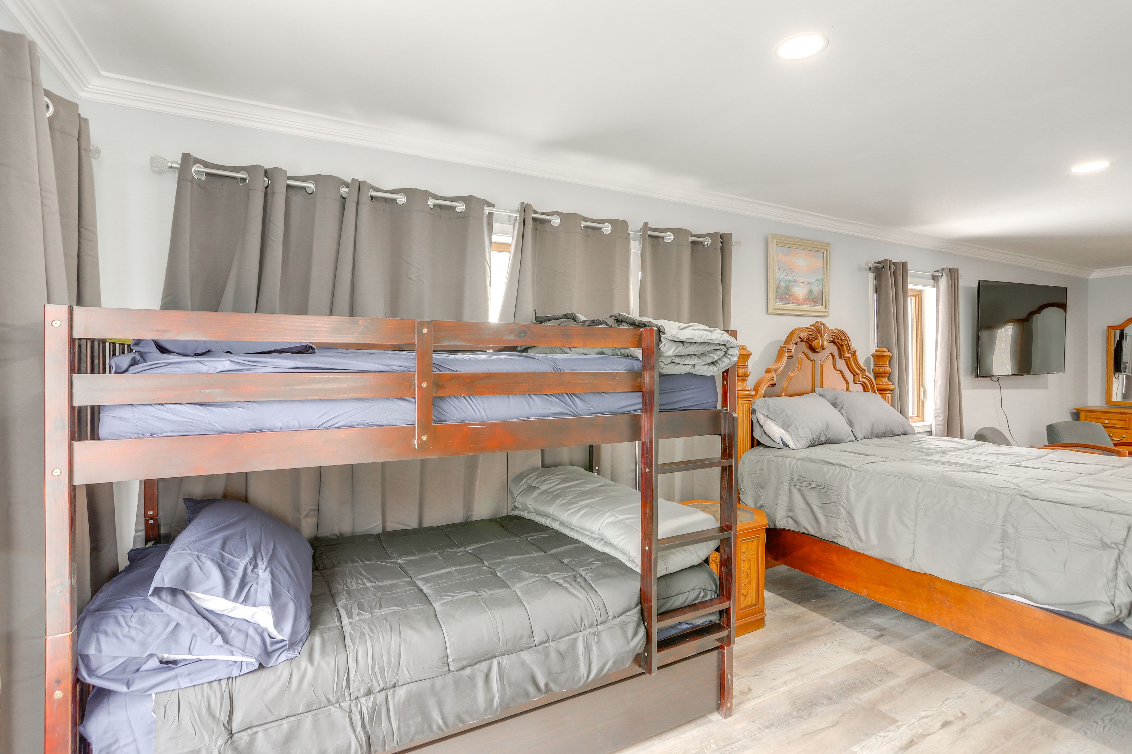 Bedroom 4 | 2 Queen Beds | Twin Bunk Bed w/ Twin Trundle | 2nd Floor