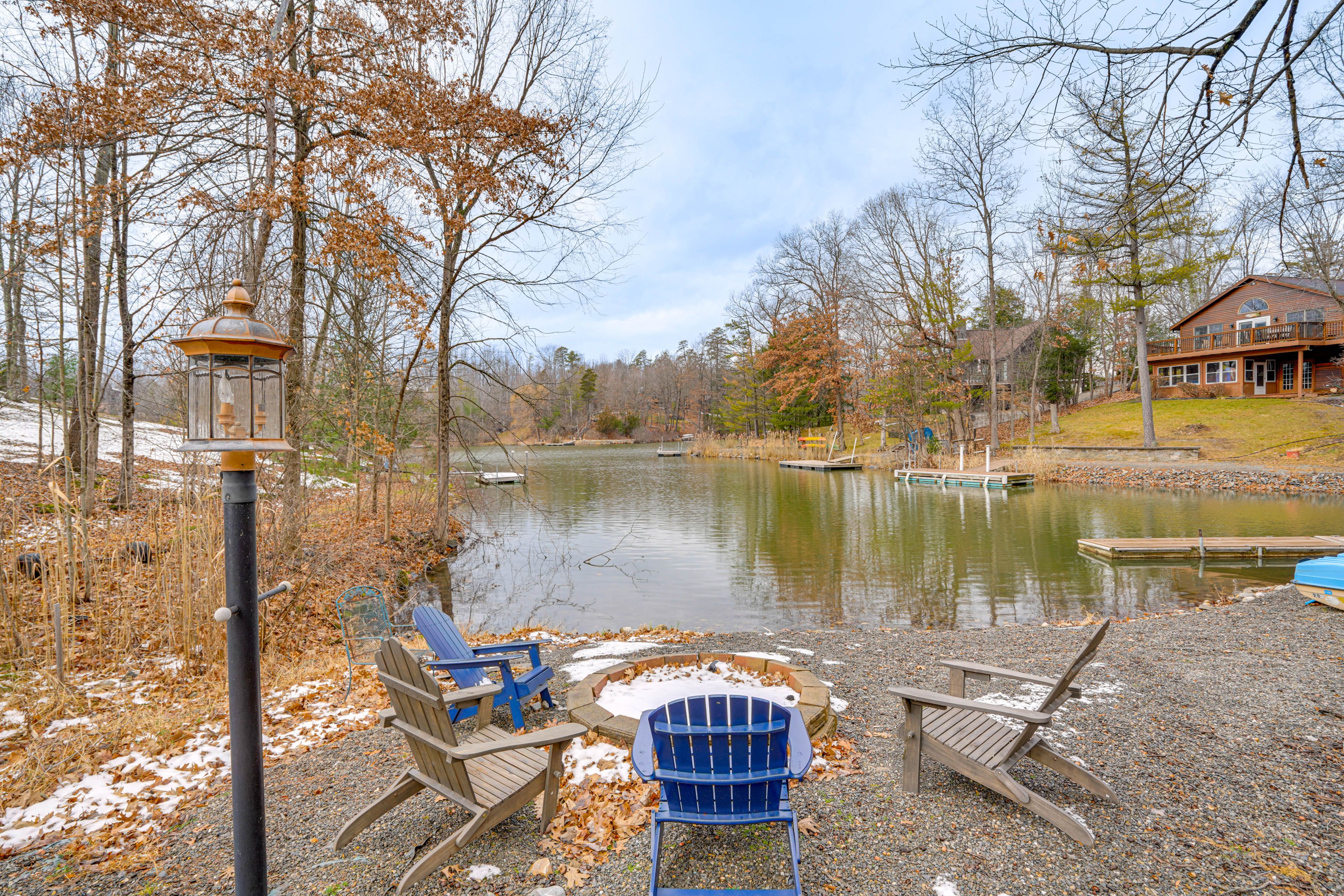 Cabin Exterior | Fire Pit | Lake Access | Swim Dock | Canoe
