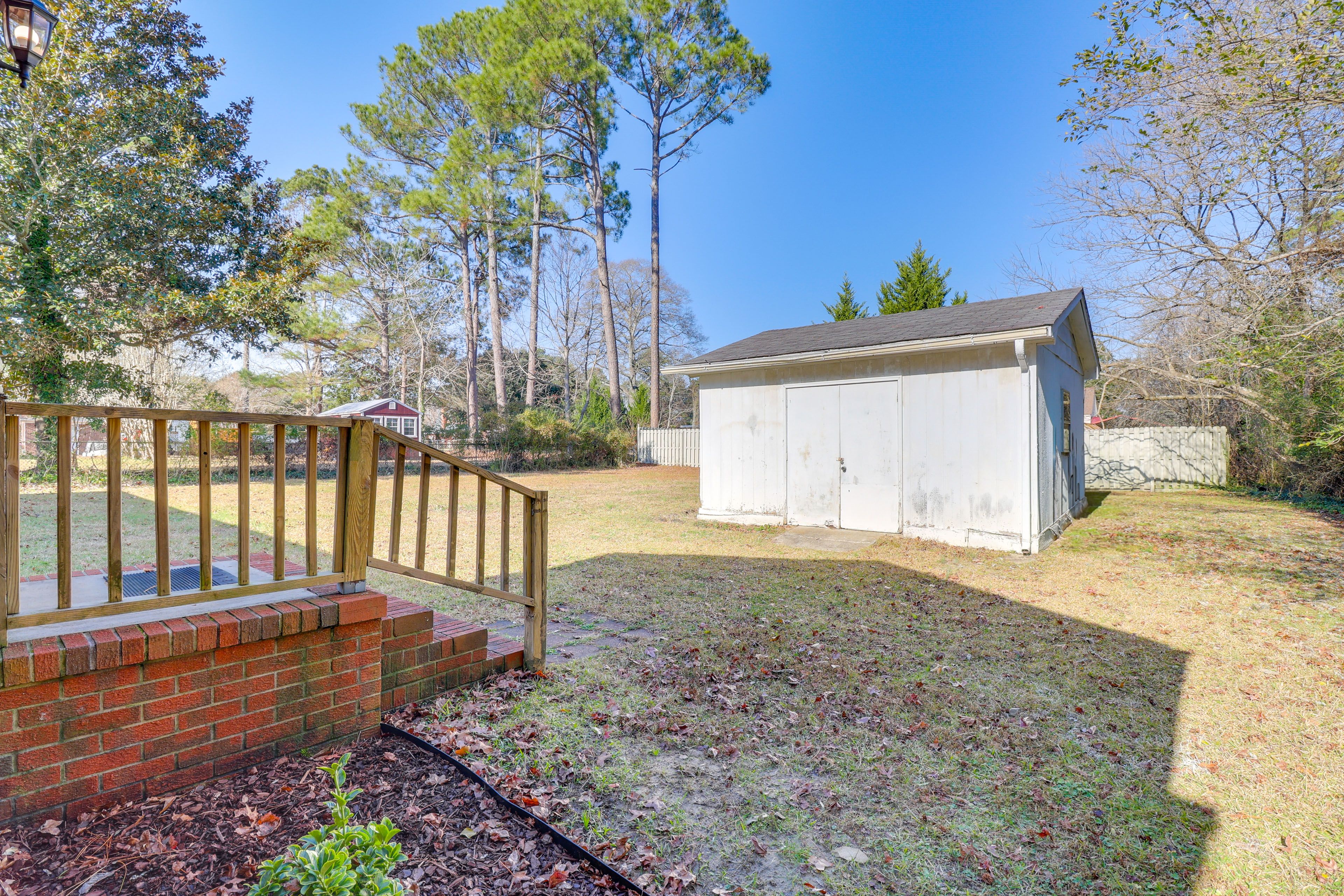 Partially Fenced Yard