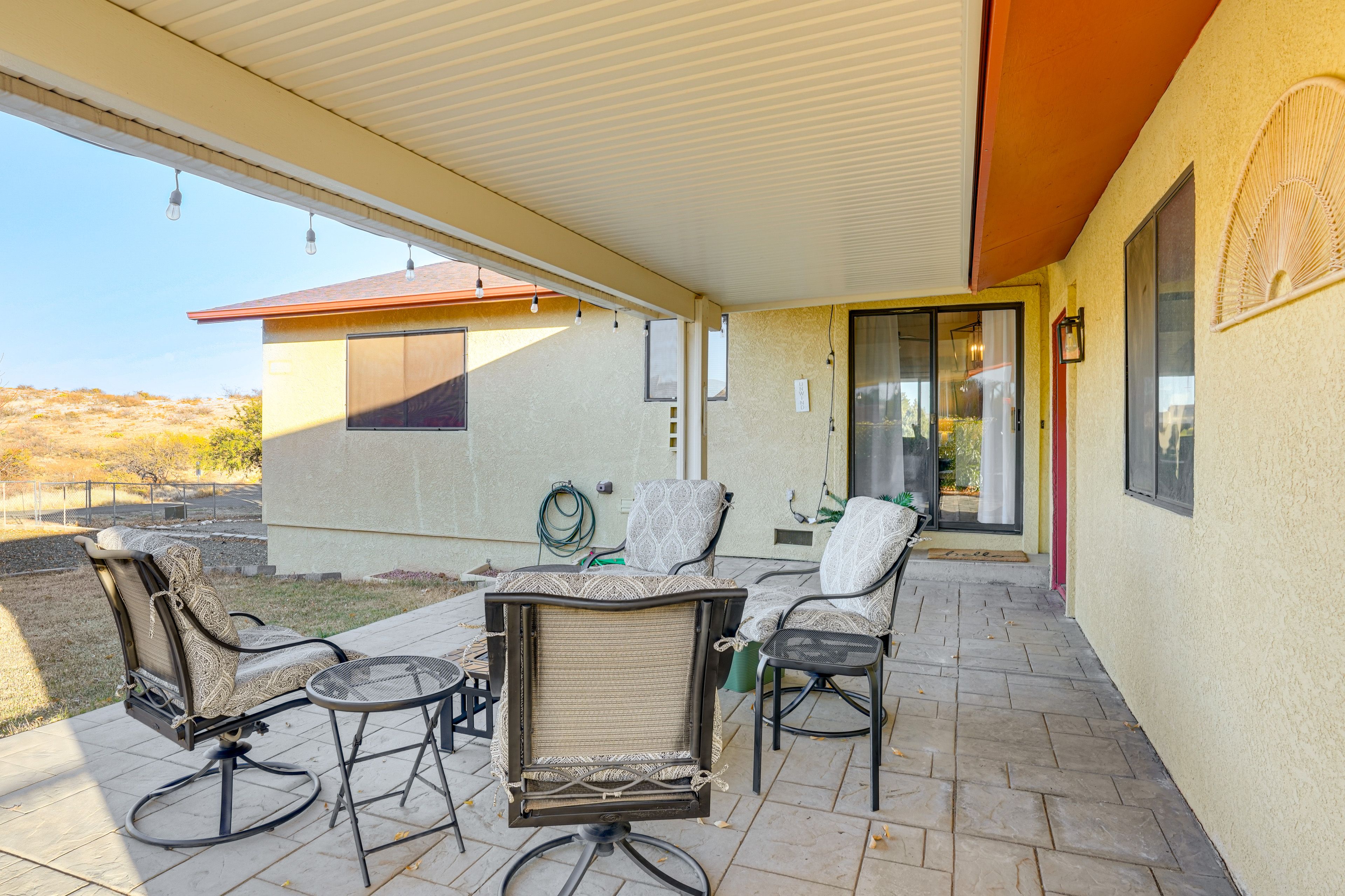 Covered Patio | Fire Pit
