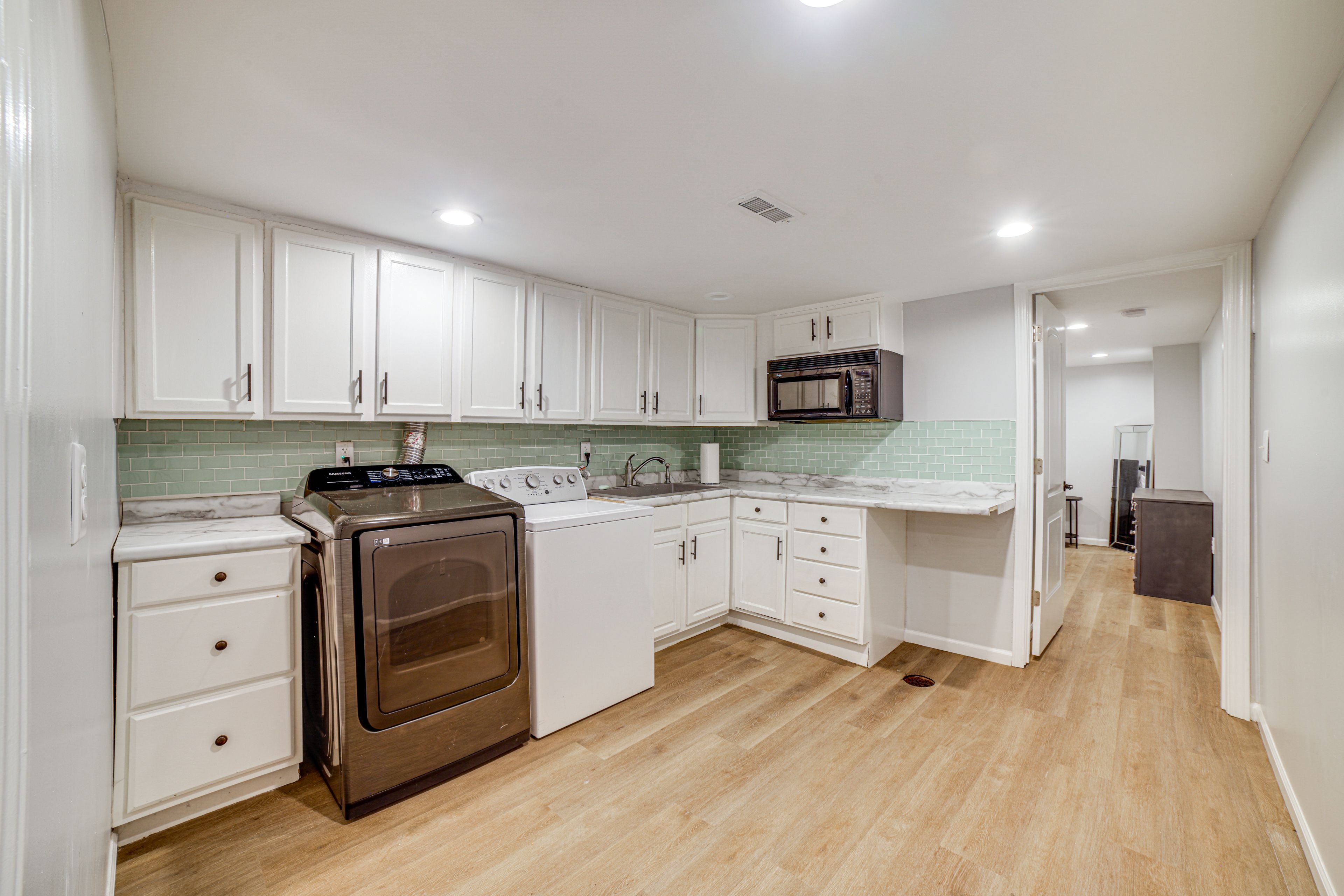 Washer & Dryer | Microwave | Basement