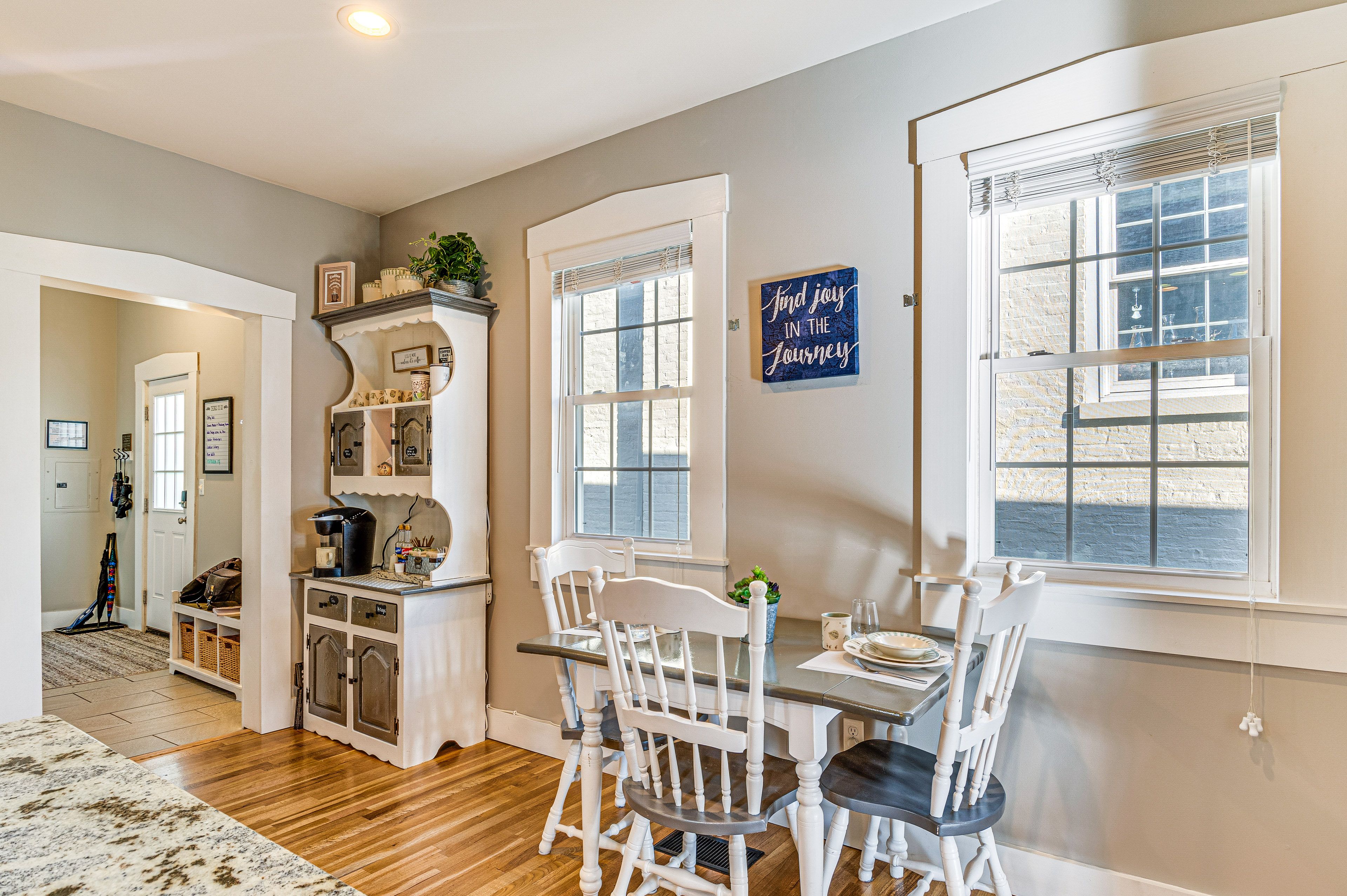 Dining Area | Dishware & Flatware | Coffee Bar