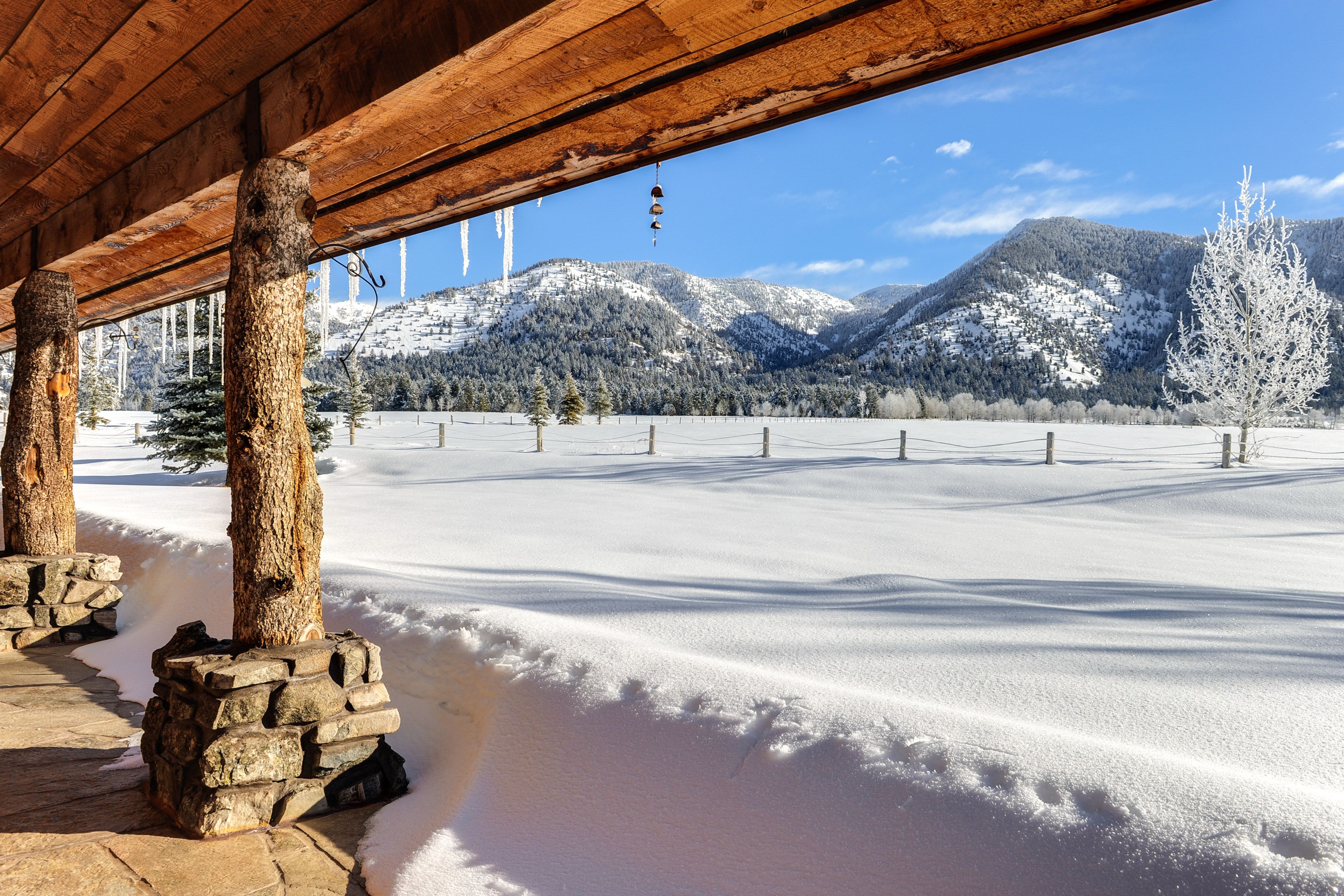 Covered Patio | Mountain Views