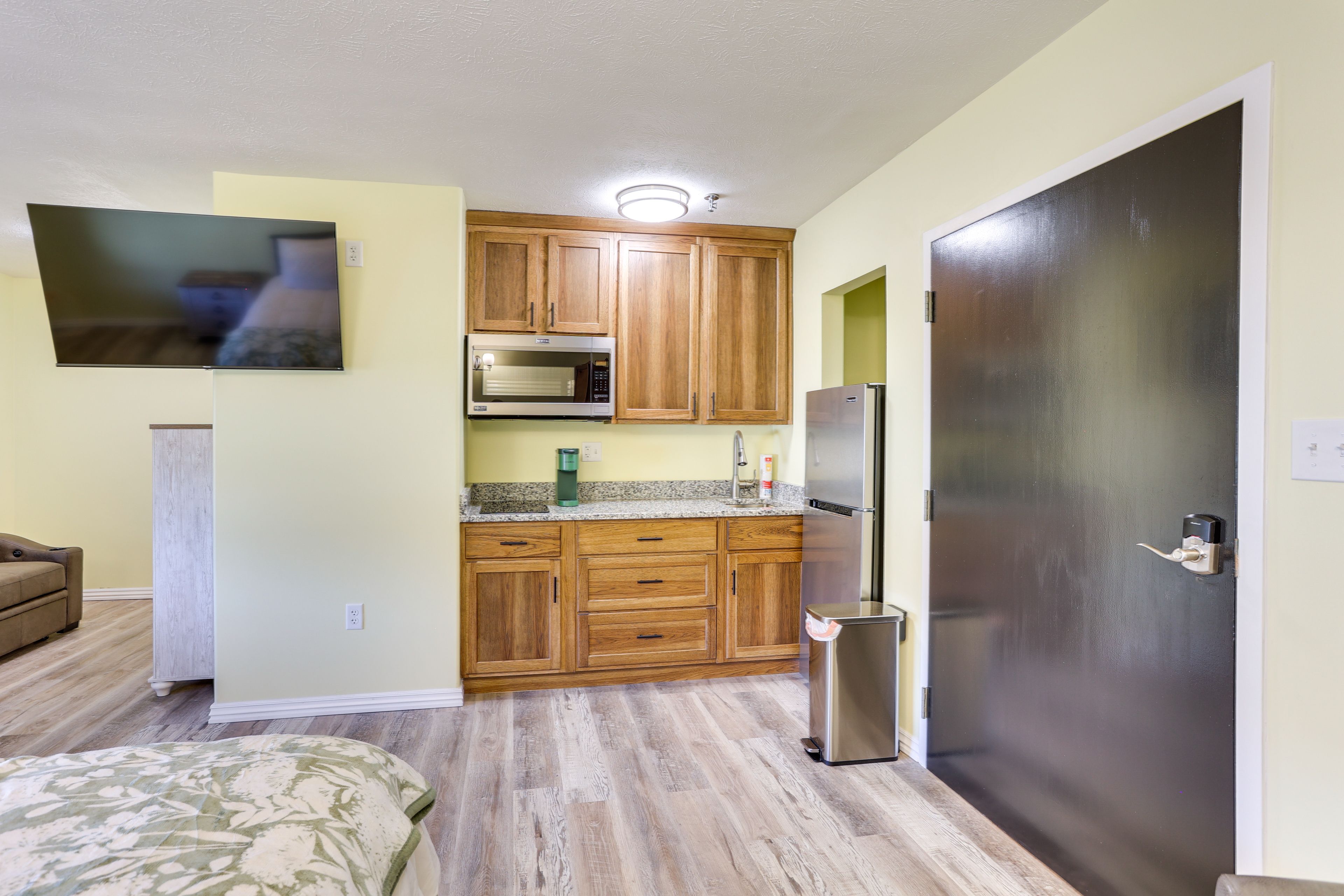 Studio | Kitchenette | Keurig Coffee Maker | Cooktop