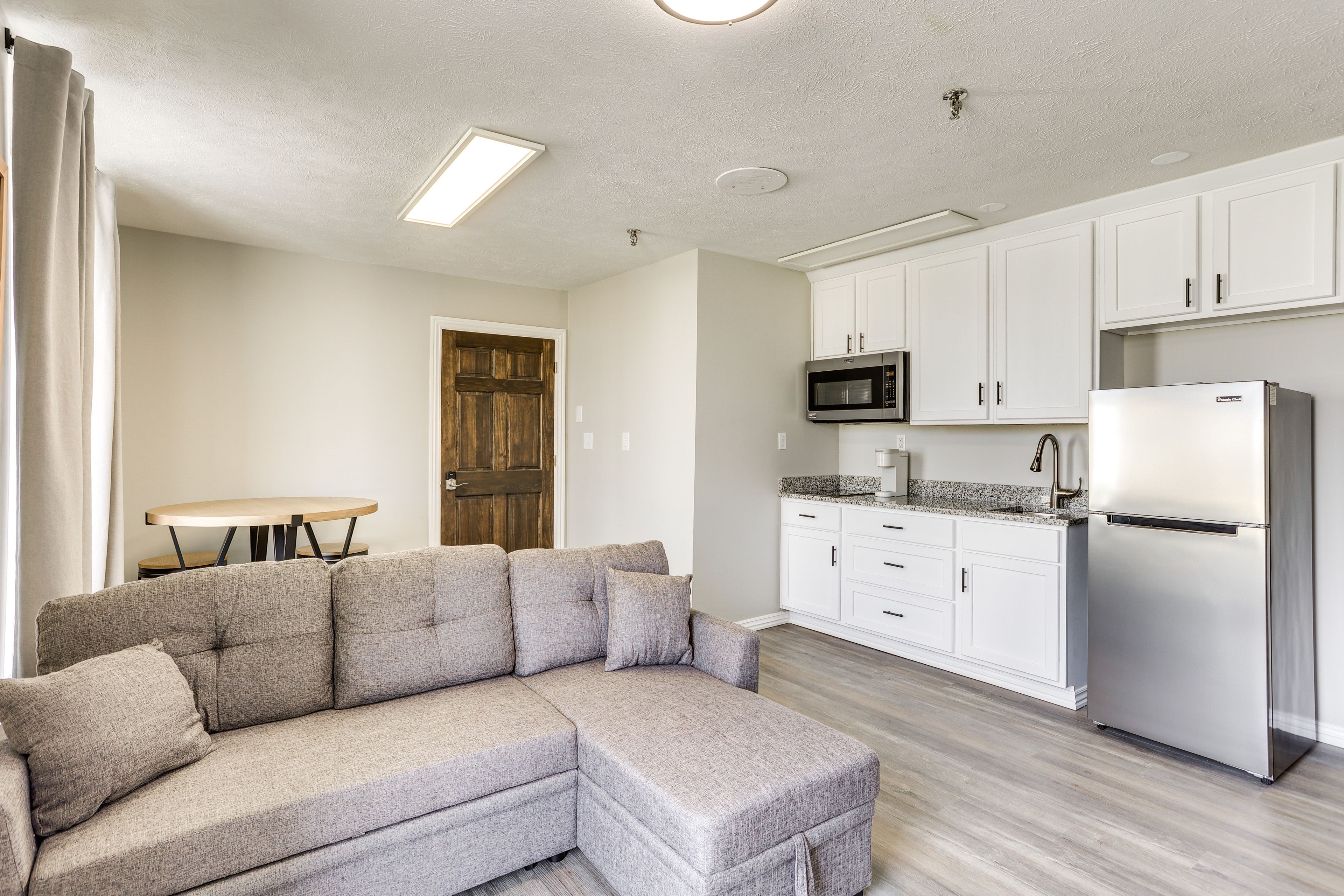 Living Area | Free WiFi | Full Sleeper Sofa