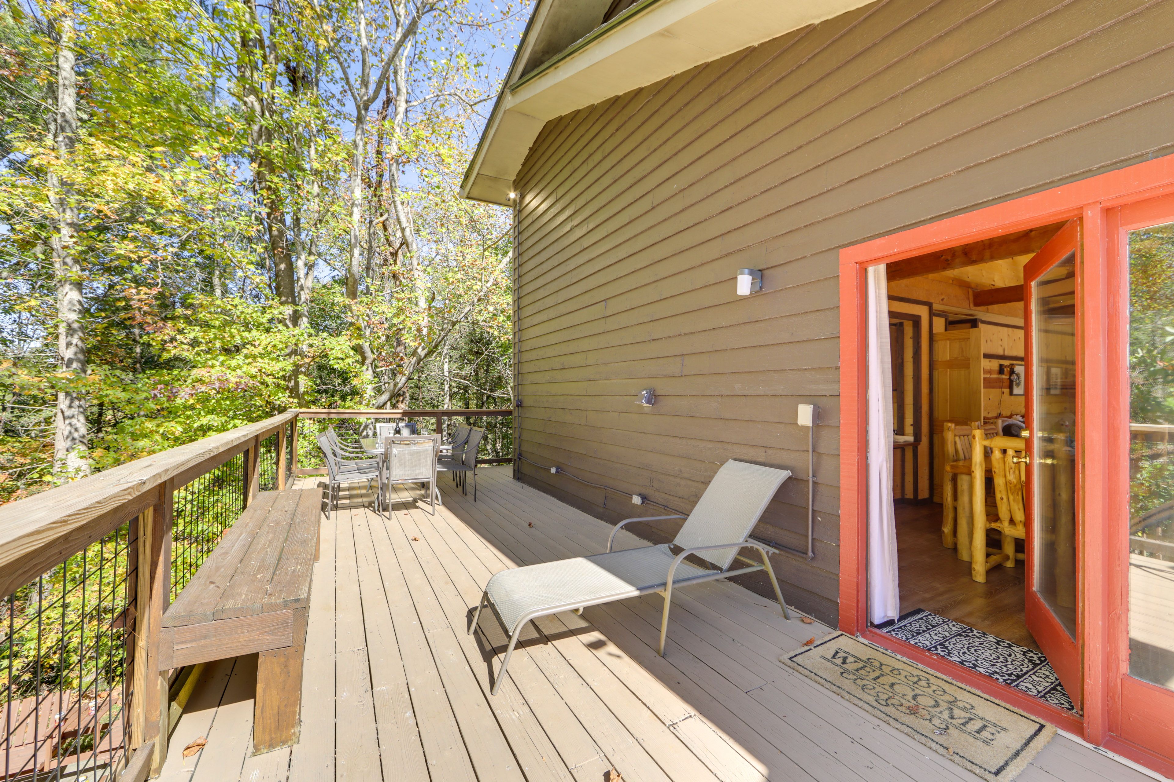 Deck | Dining Area | Mountain Views | Hot Tub