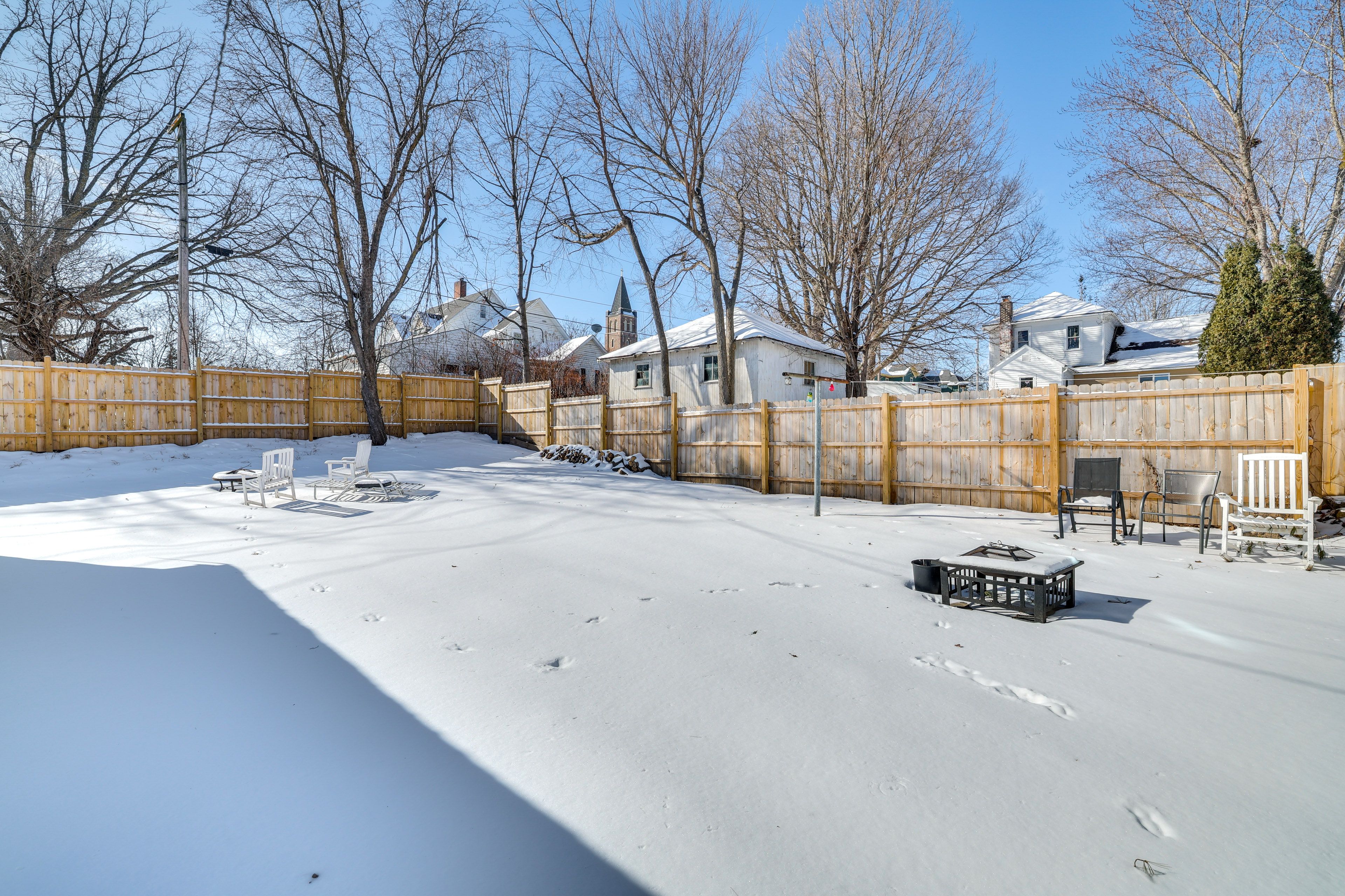 Private Backyard Area