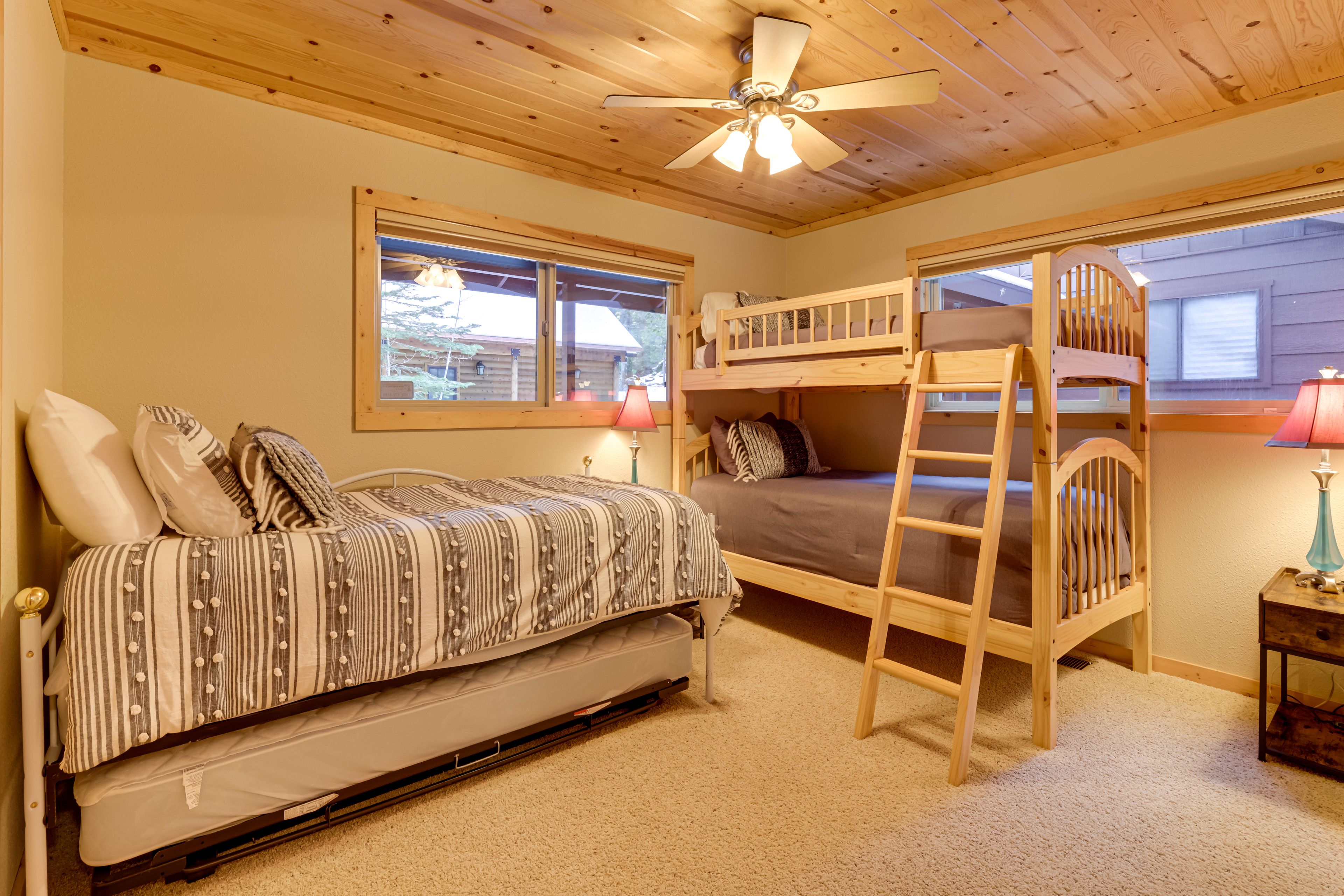 Bedroom 2 | Twin Bunk Bed | Twin Bed w/ Twin Trundle | Main Level