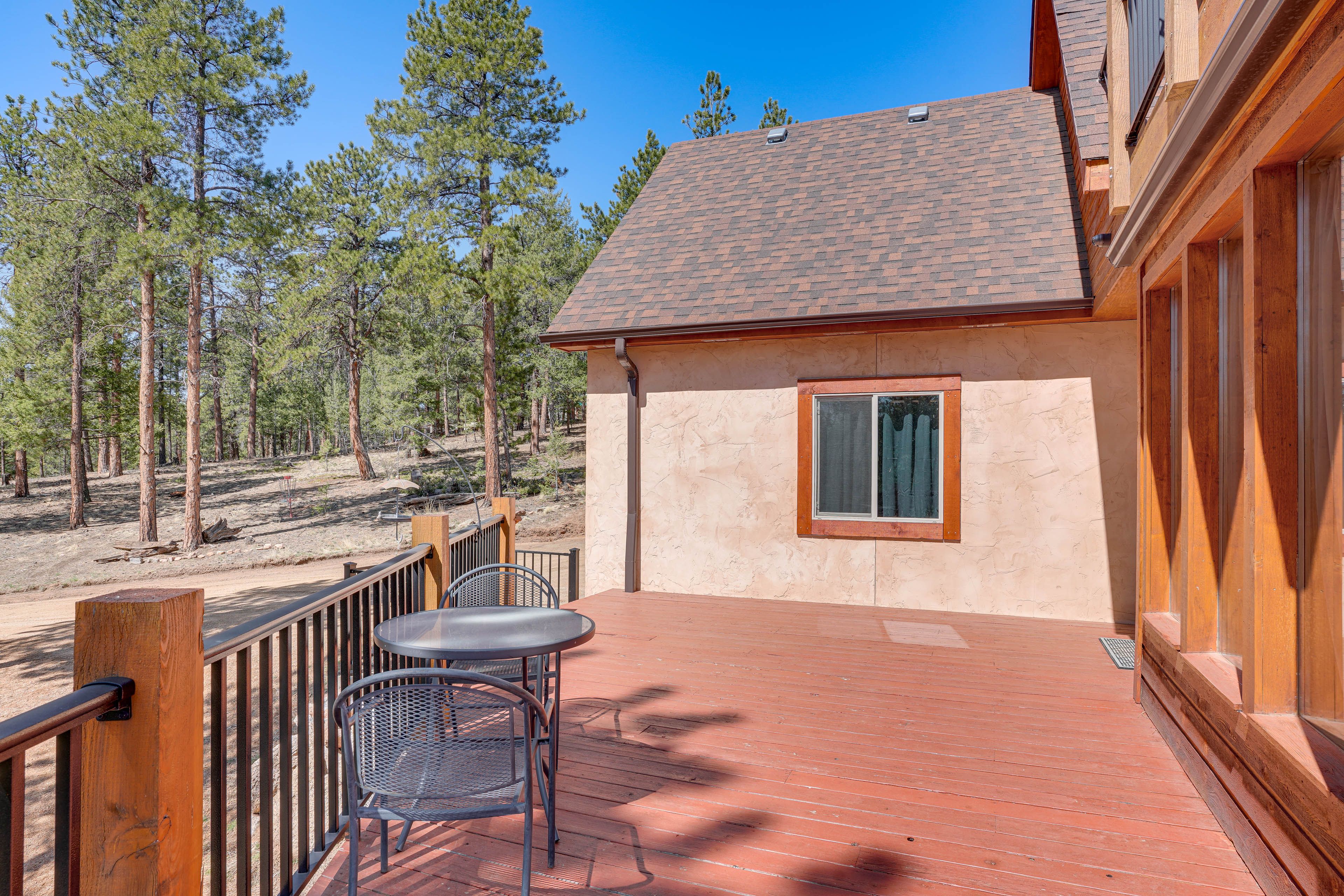 Private Deck | 1st Floor | Access via Living Room