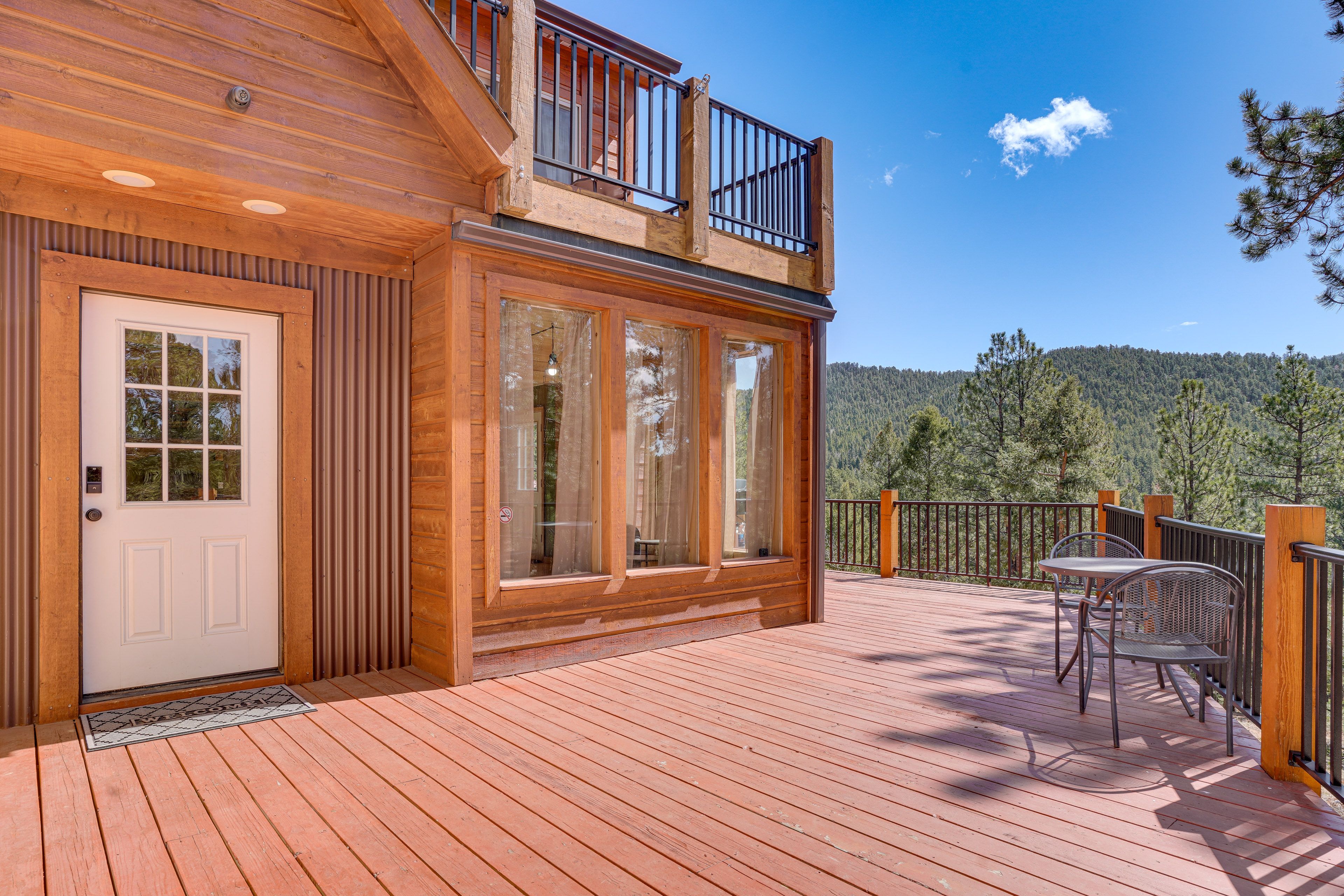 Private Deck | 2-Story Cabin | Keyless Entry