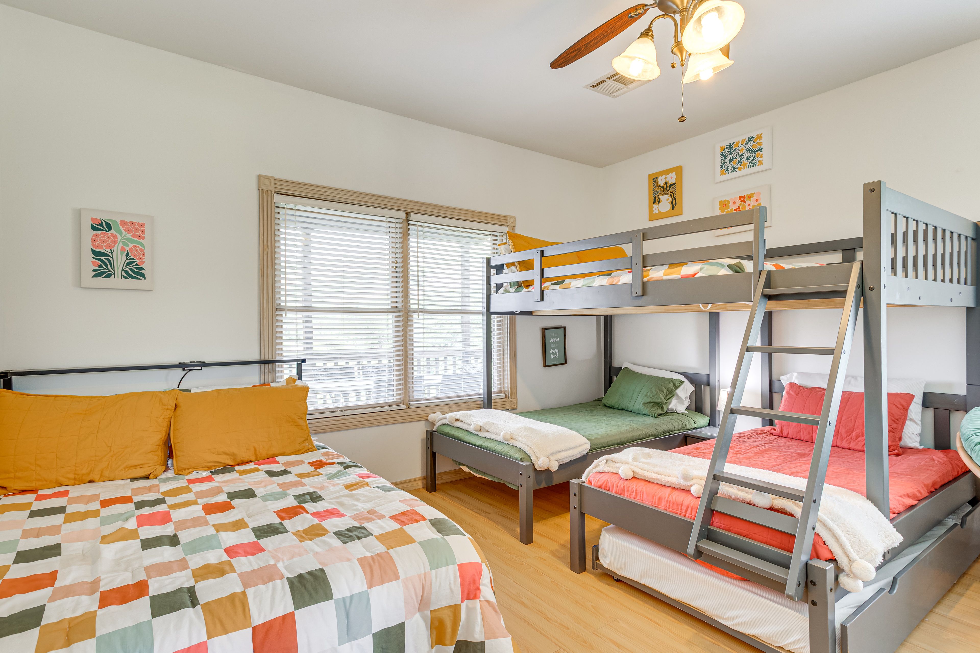 Bedroom 3 | 2nd Floor | Lofted Full Bed | Full Bed | 2 Twin Beds | Twin Trundle