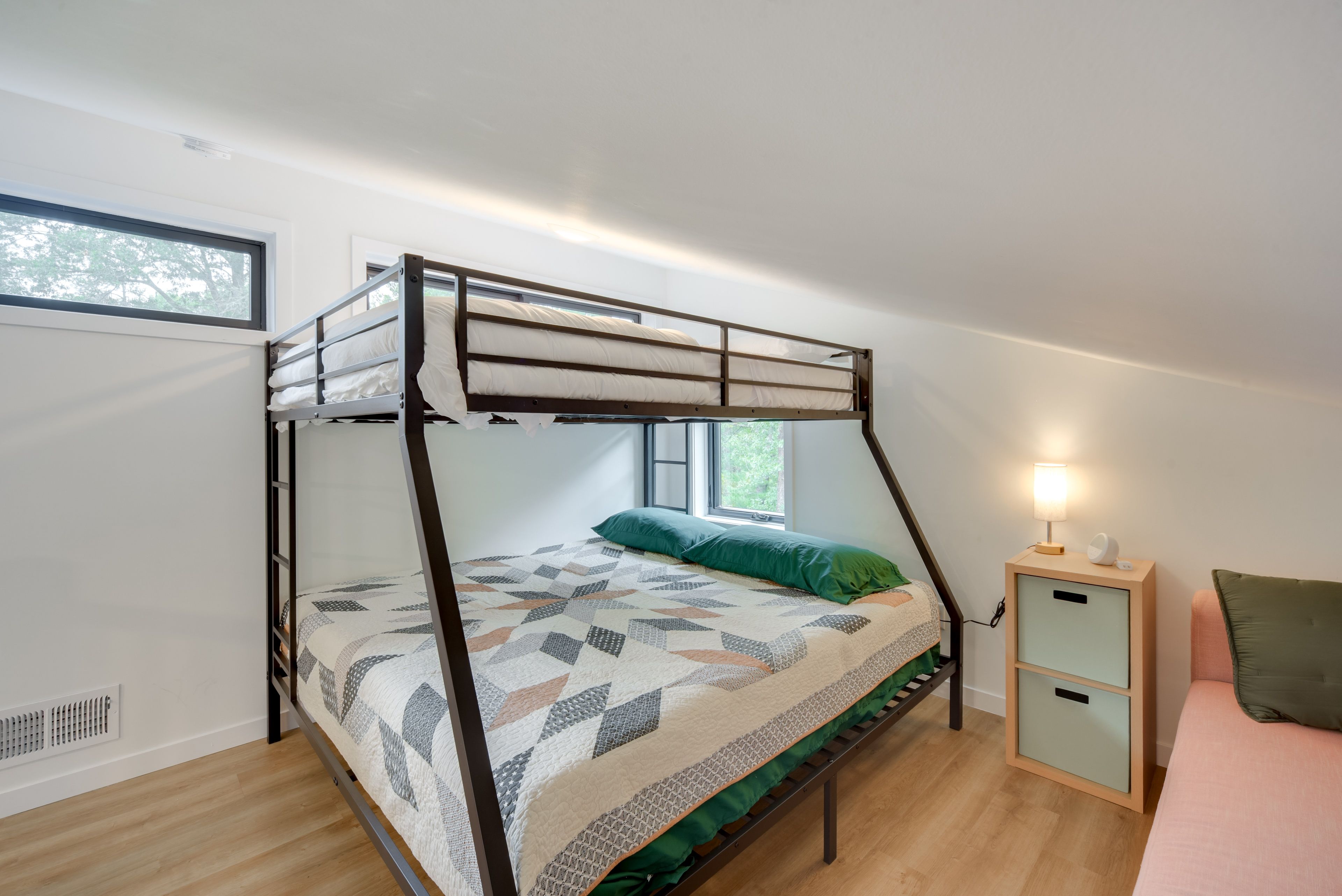 Loft | Twin/Queen Bunk Bed | Queen Sleeper Sofa | 2nd Floor