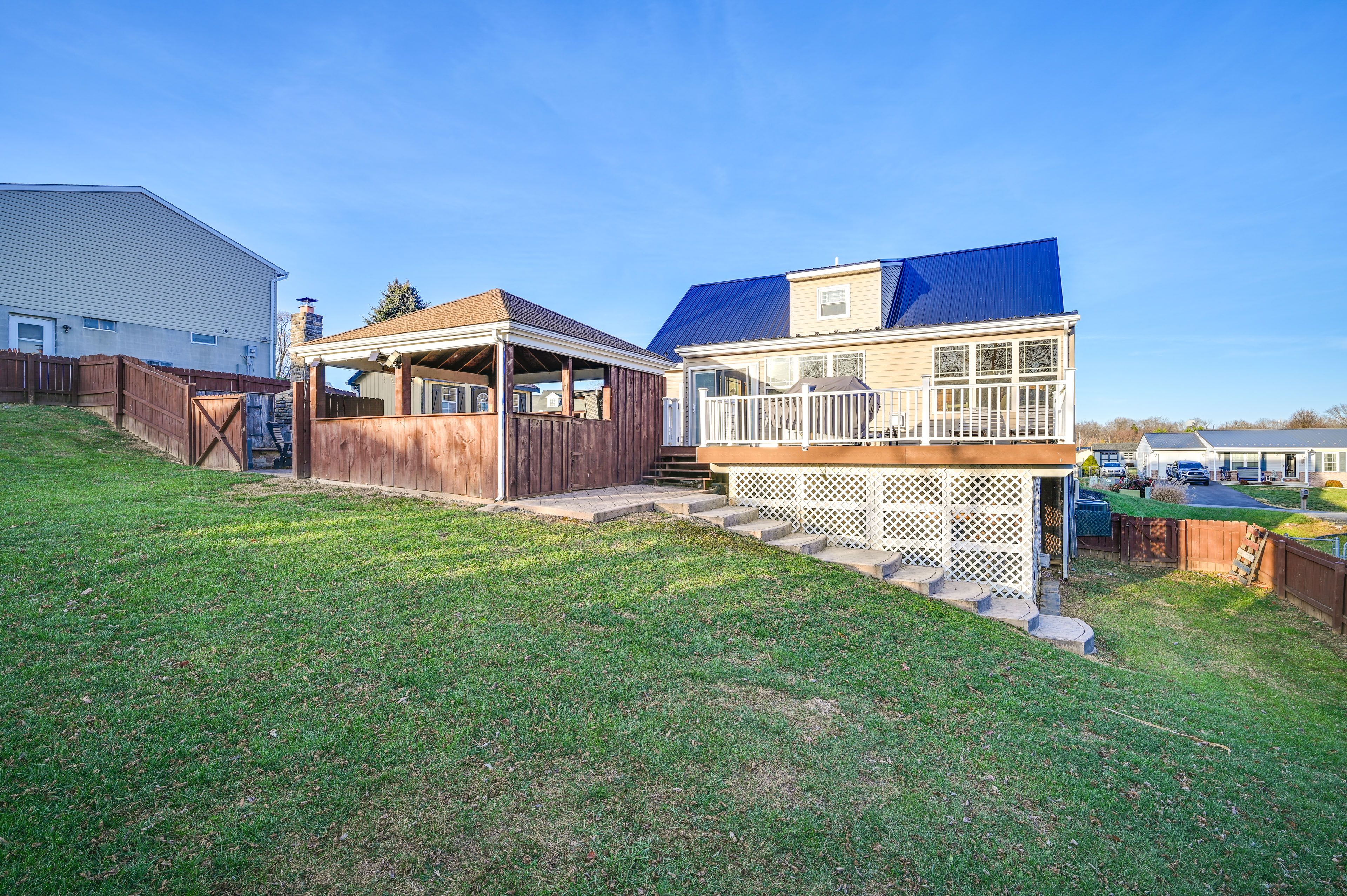 Back Exterior | Fenced Backyard