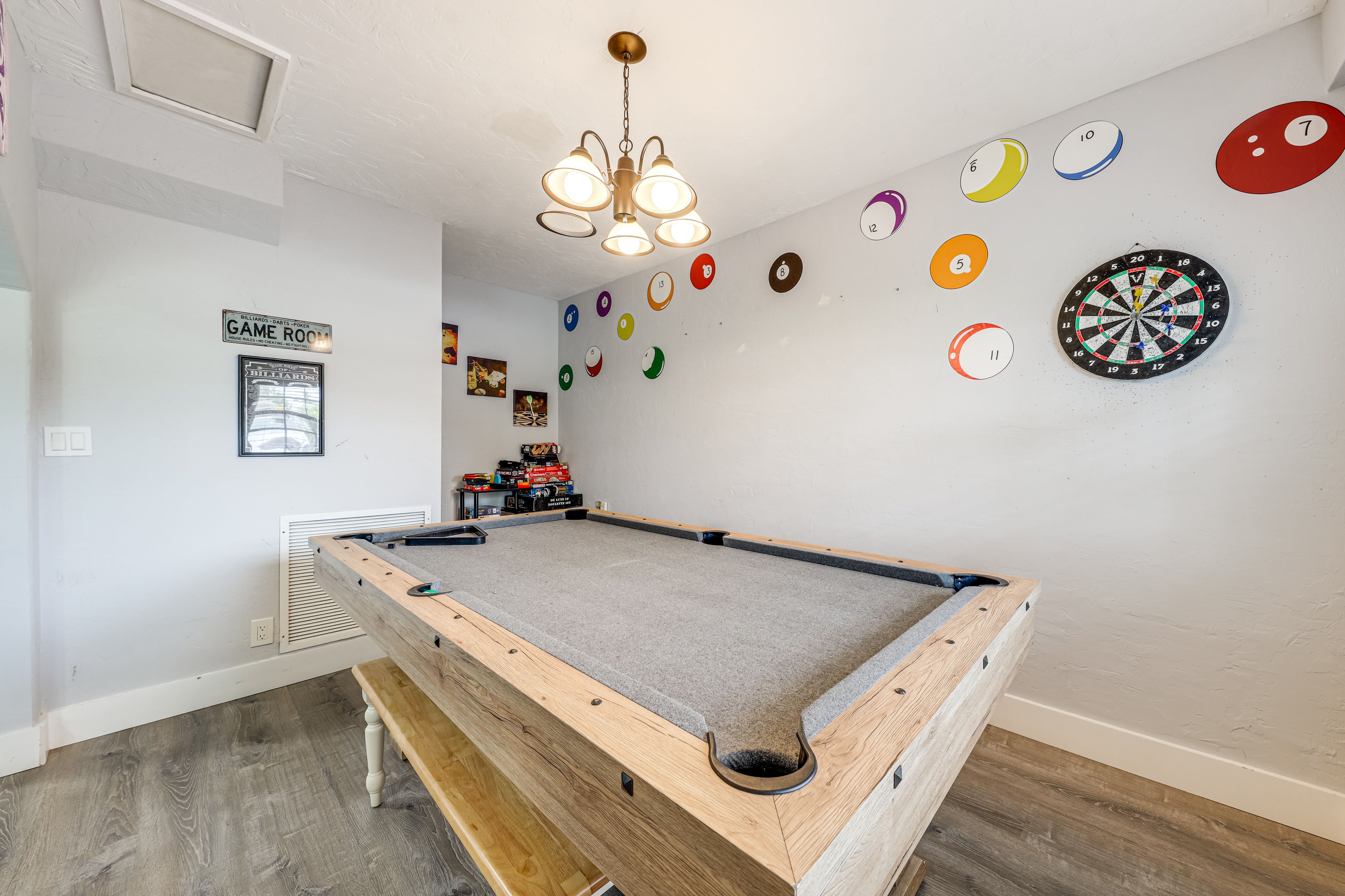 Game Room | Pool Table | Single-Story Home