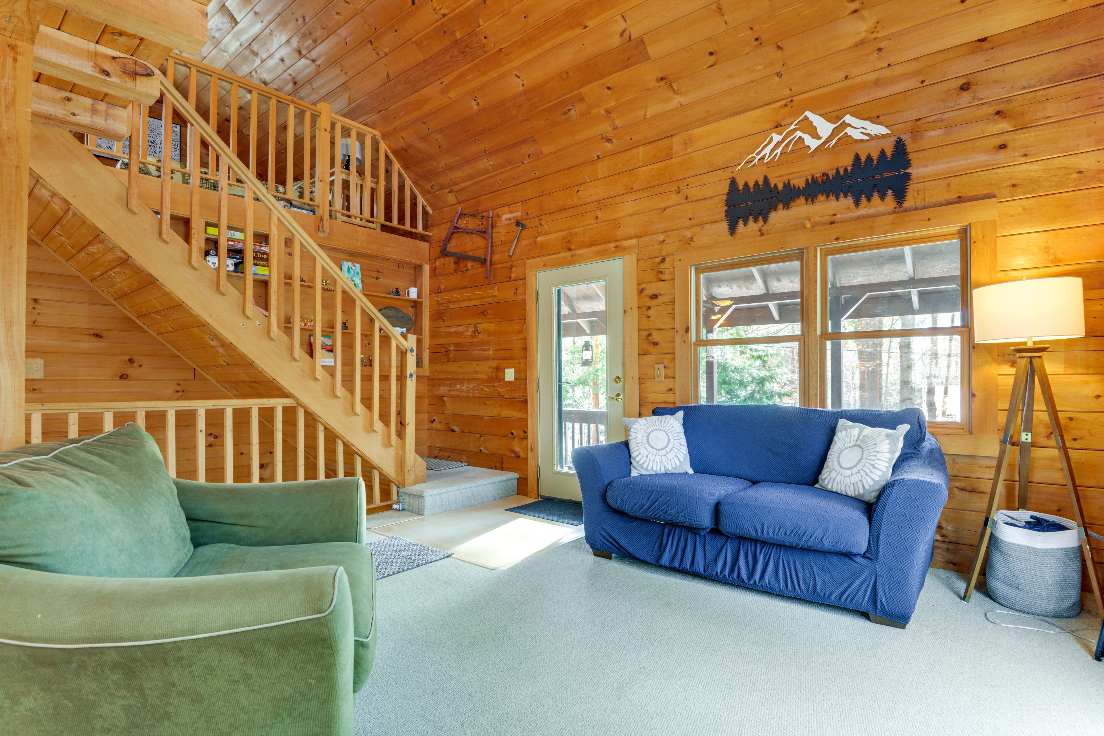 Stoddard Vacation Rental | 1BR | 2BA | 1,425 Sq Ft | Stairs Required